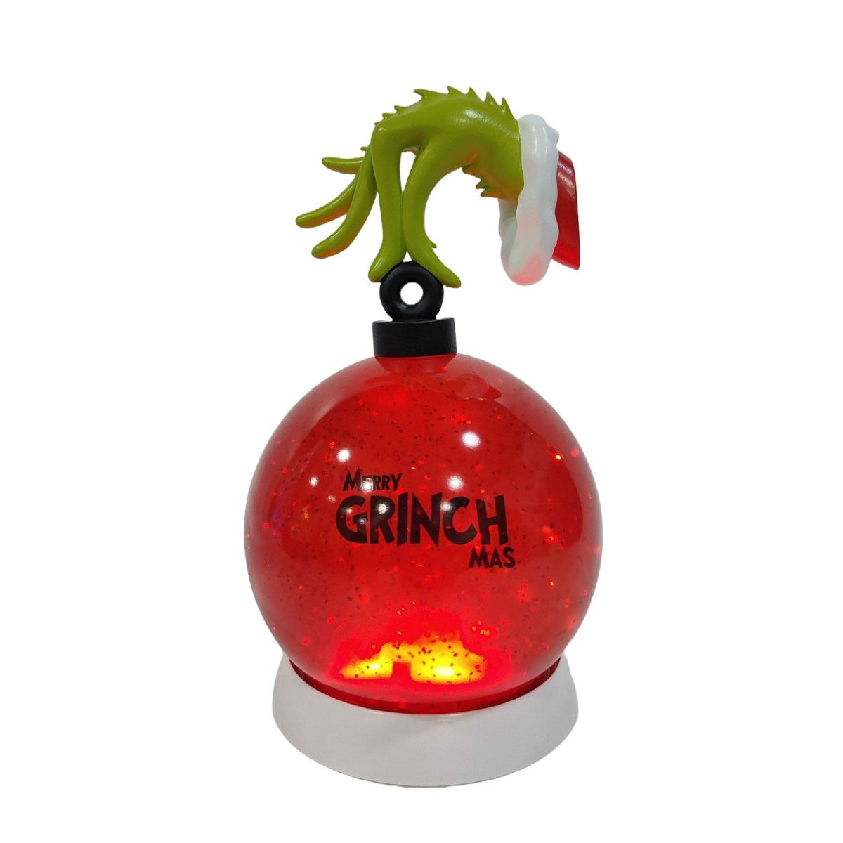 Christmas Grinch Bauble W-S Lnt Red