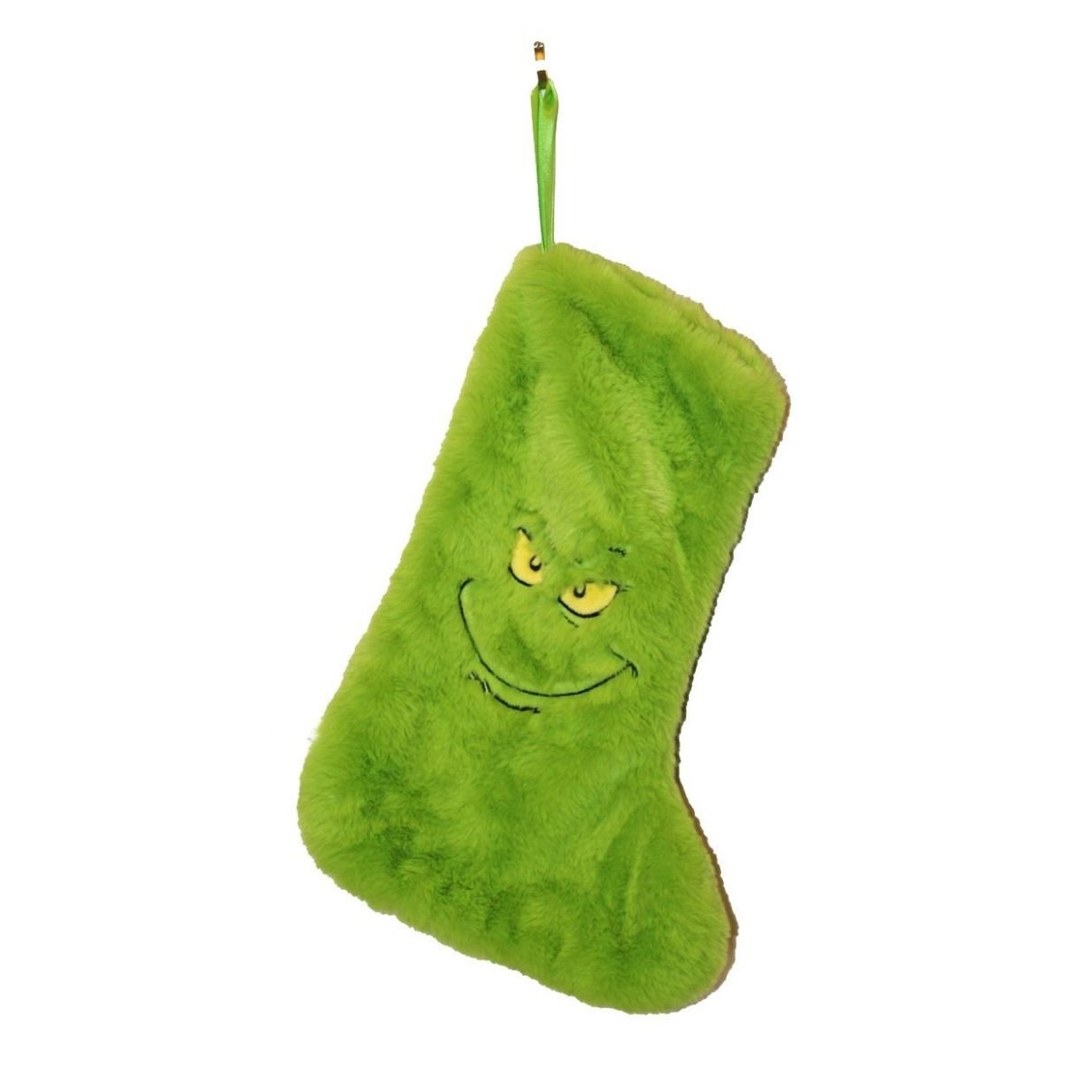 Grinch Smile Stocking - 14" Christmas Decor - Grinch Christmas christmas stocking