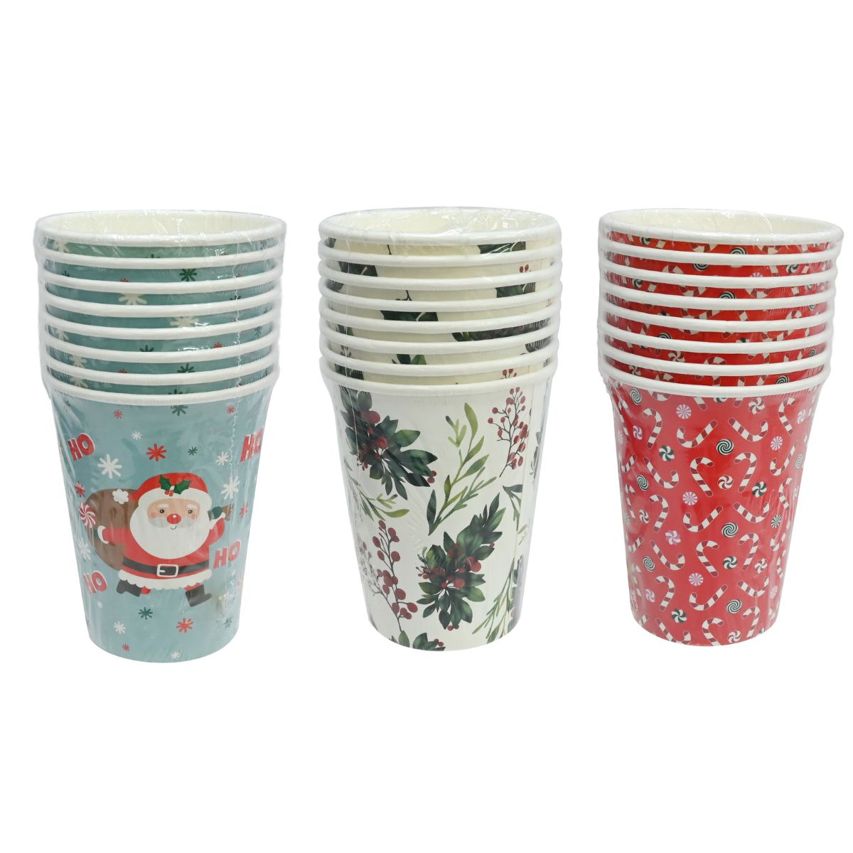 Paper Cup 250mL 8pk Assorted