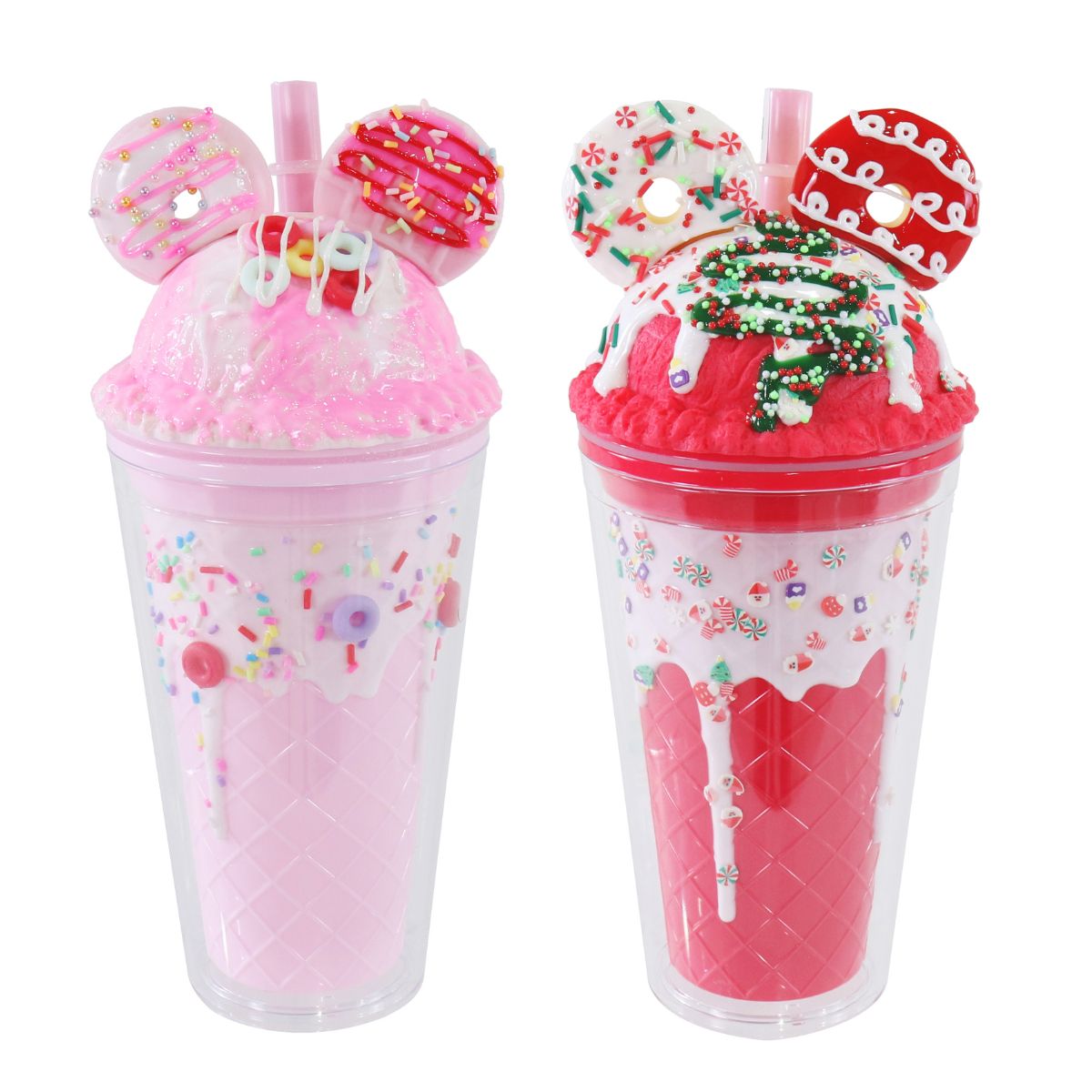 Christmas Donut Tumbler 480mL Assorted
