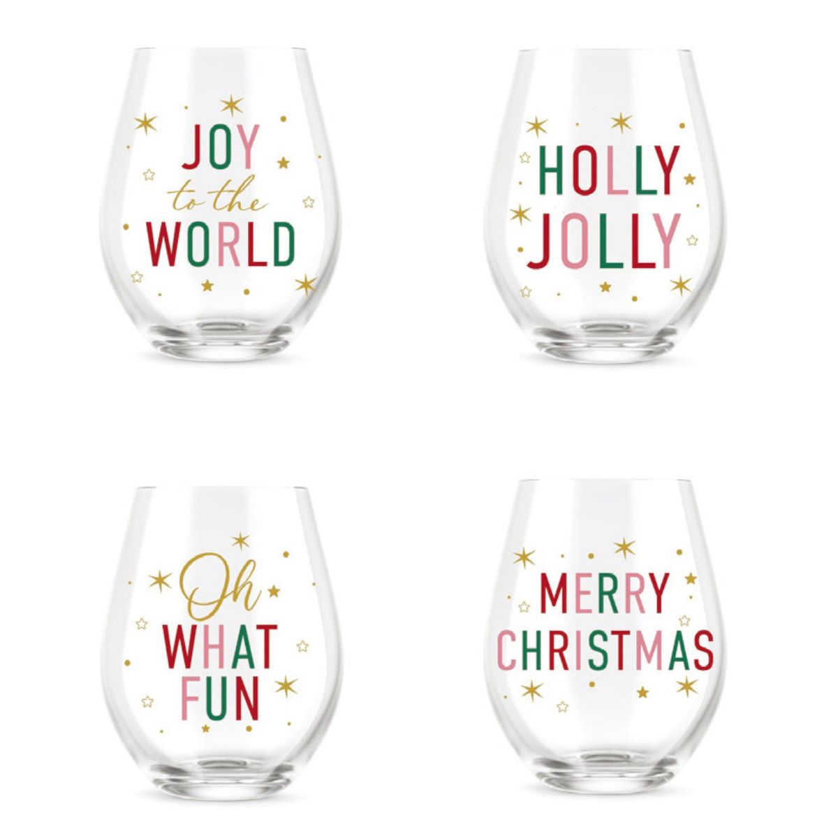 Stemless Glass Classic 550mL Assorted