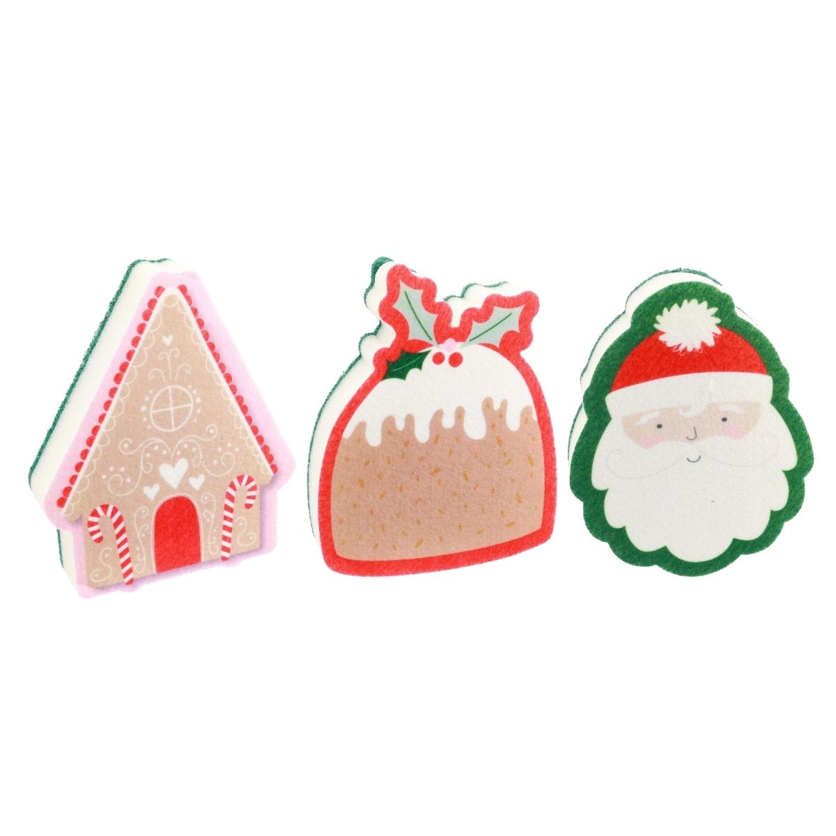 Christmas Kitchen Sponge Assorted - affordable Christmas decoration NZ