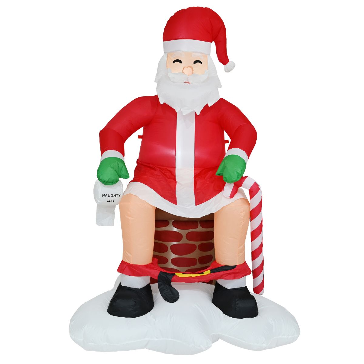 Christmas Airpower Naughty Chimney Santa 200cm