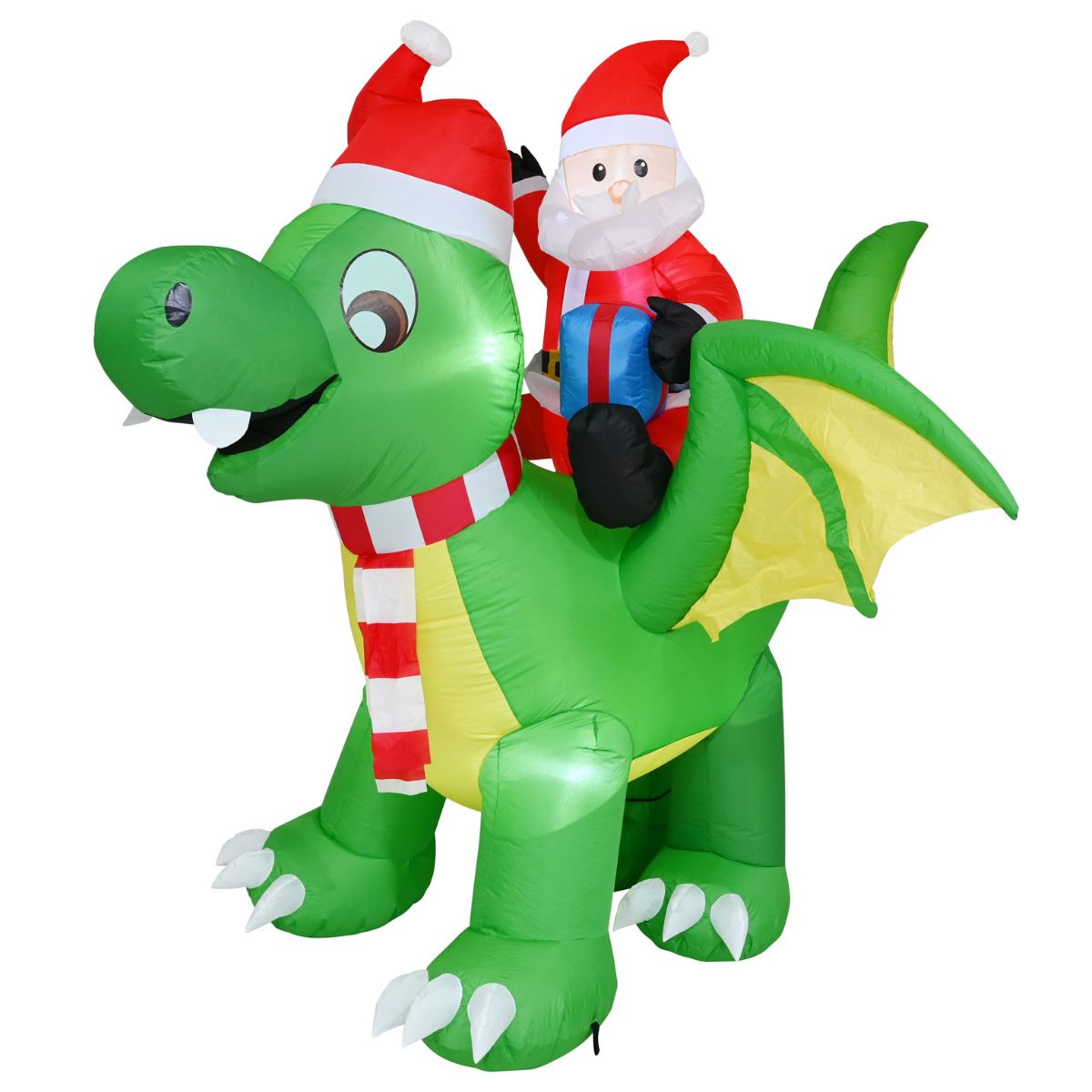 Christmas Airpower Santa Dragon Sleigh-Er 220cm