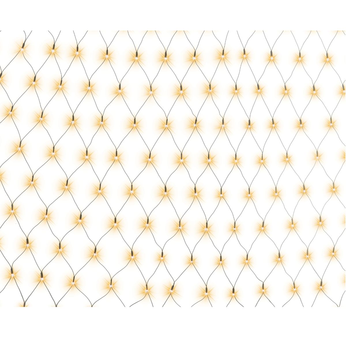 Solar LED Net Lights 150 Vintage Gold