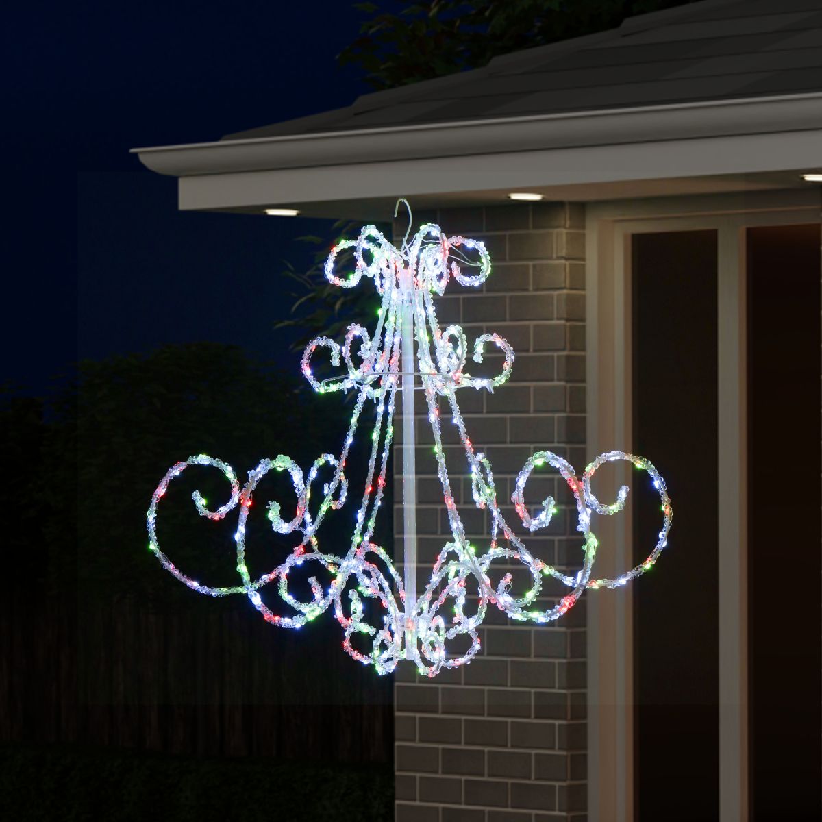 LED Acrylic Chandelier Flashing Christmas