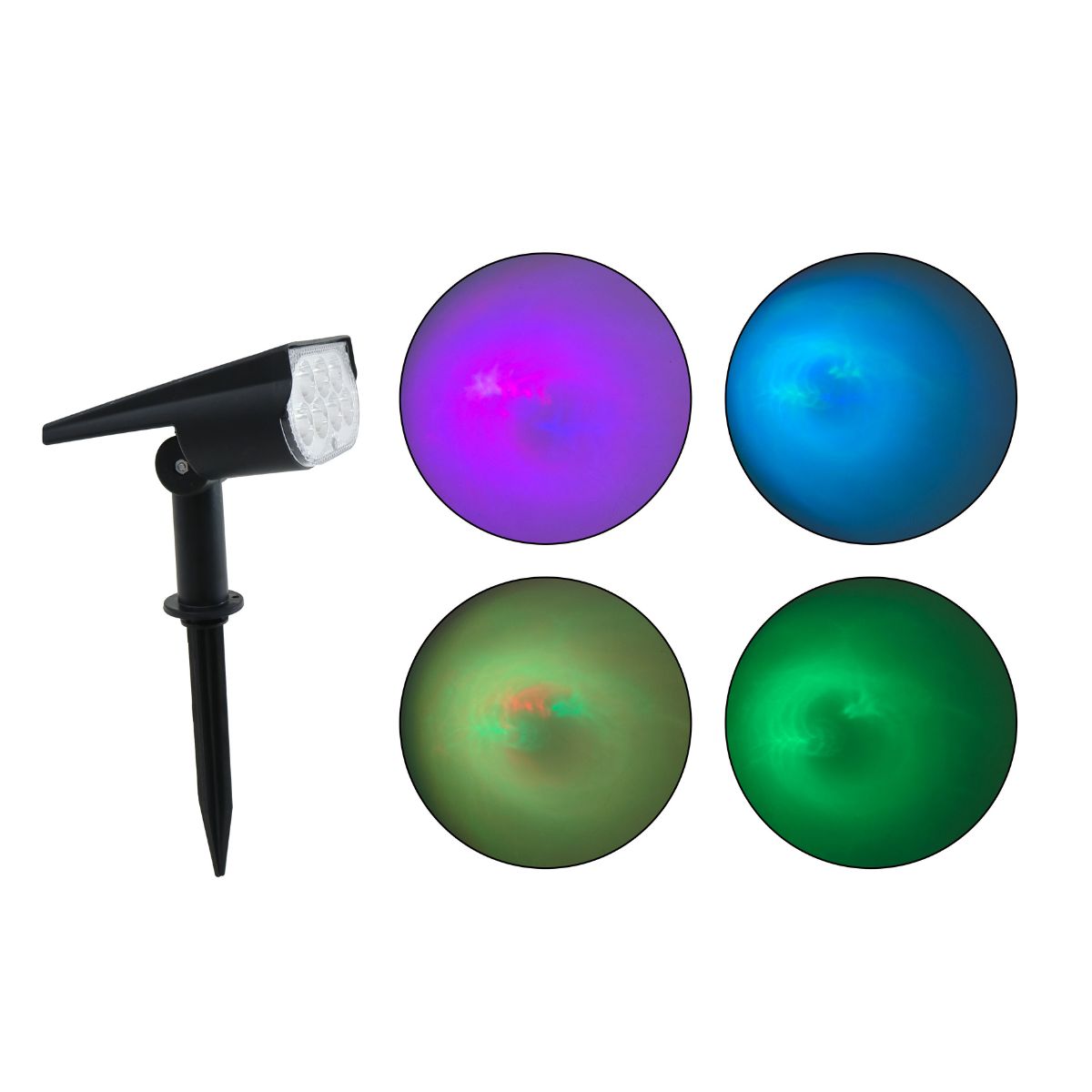 Solar LED Spotlight Colour Change