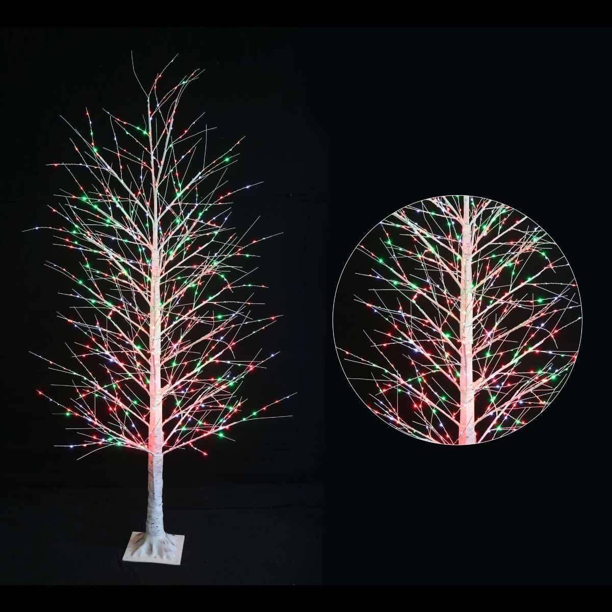 LED Dazzling Birch Tree 180cm Christmas