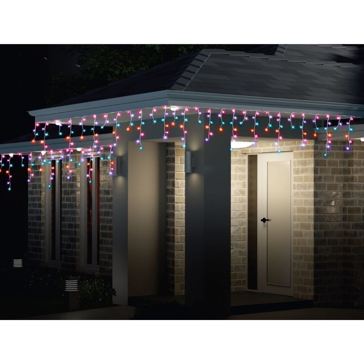 Christmas Solar Icicle Lights 200 Carnival - Christmas Collective NZ