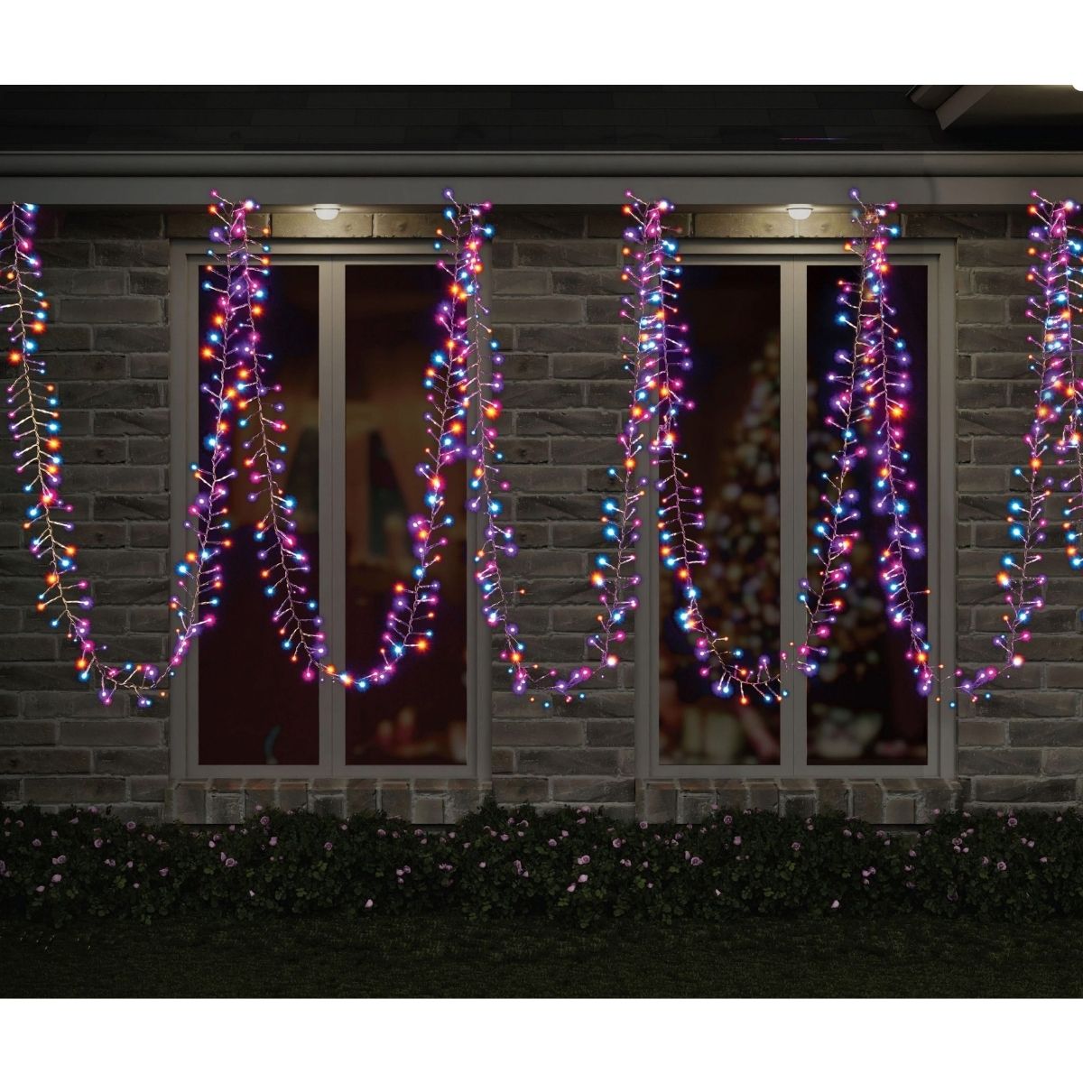 Christmas LED Cluster Lights 2000 Carnival - Christmas Collective NZ