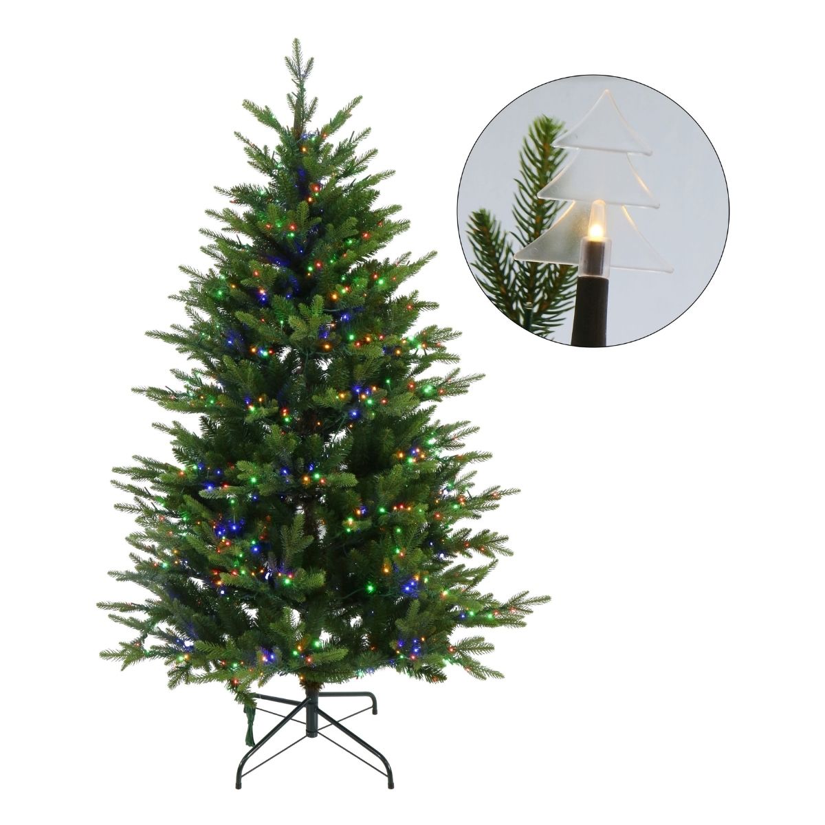 Christmas Pre-Lit Tree 180cm Magic Wand Control Multi - Christmas Collective NZ