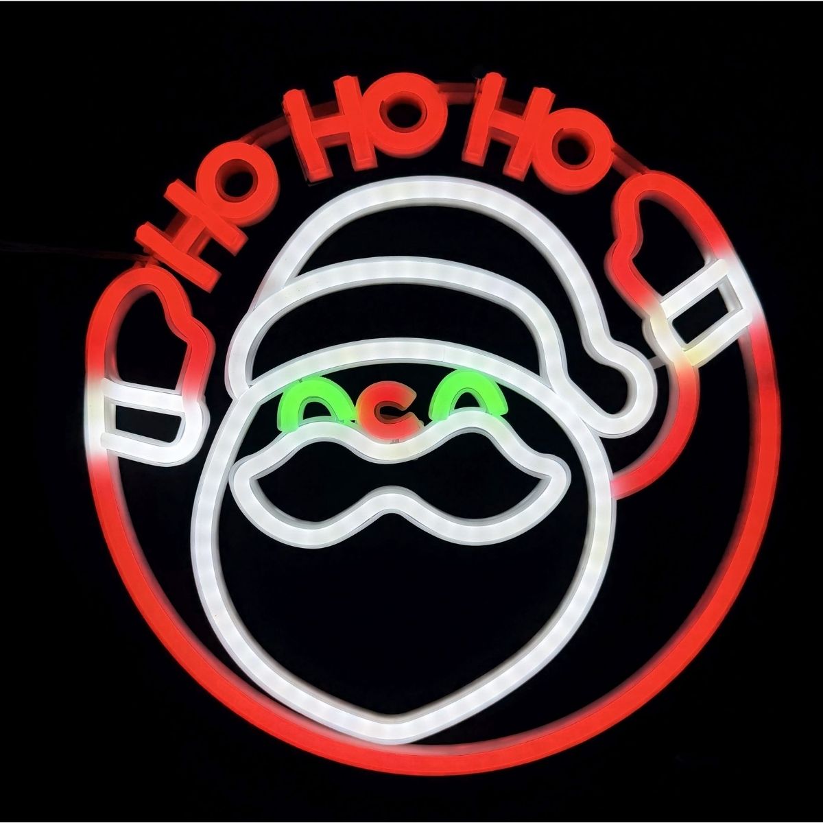 Christmas Neonflex Light Santa Flashing - Christmas Collective NZ