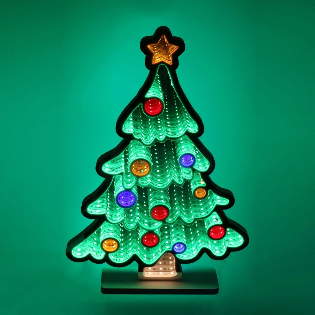 Christmas Infinity Light Tree 40cm - Christmas Collective NZ