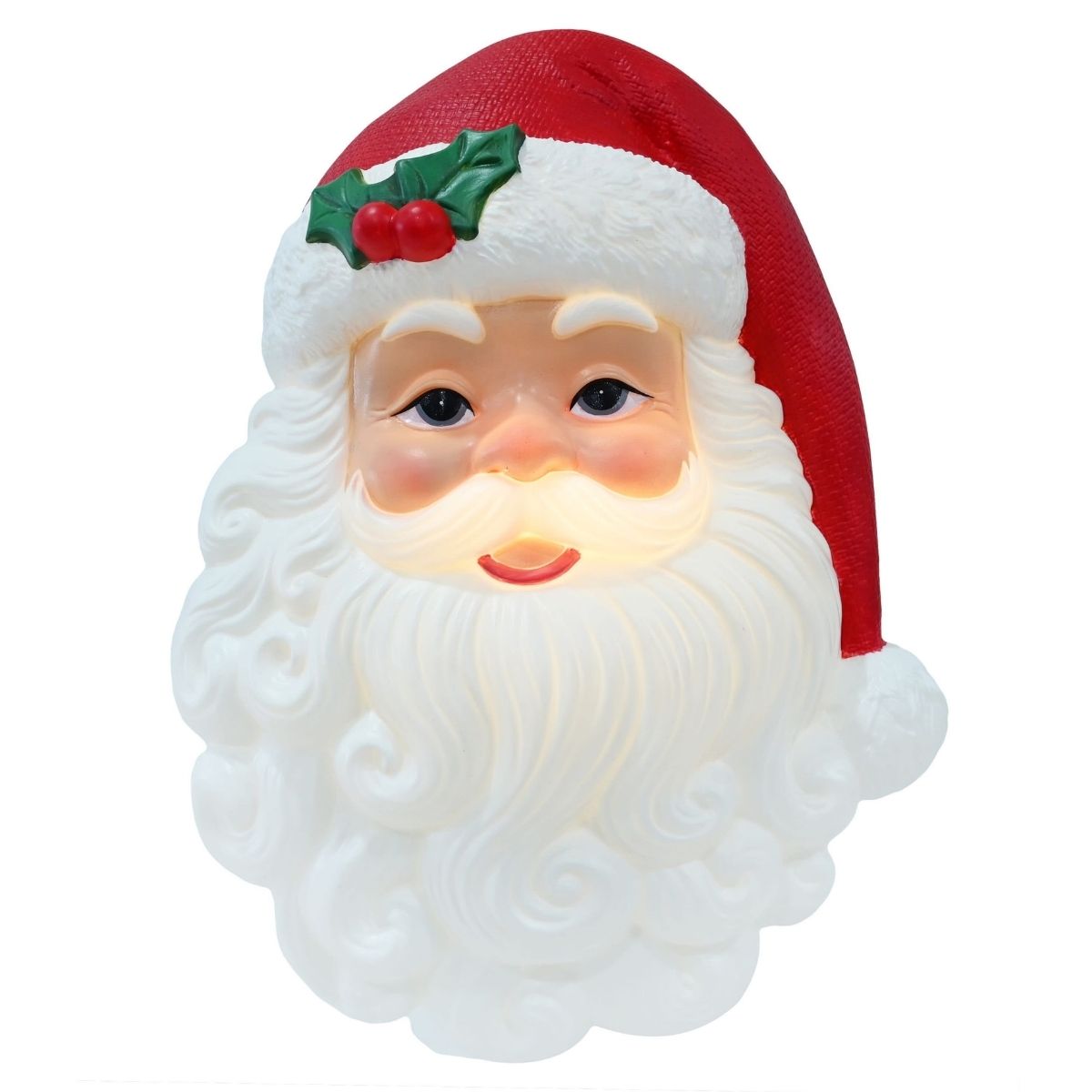 Christmas Blow Mold Santa Face Light - Christmas Collective NZ