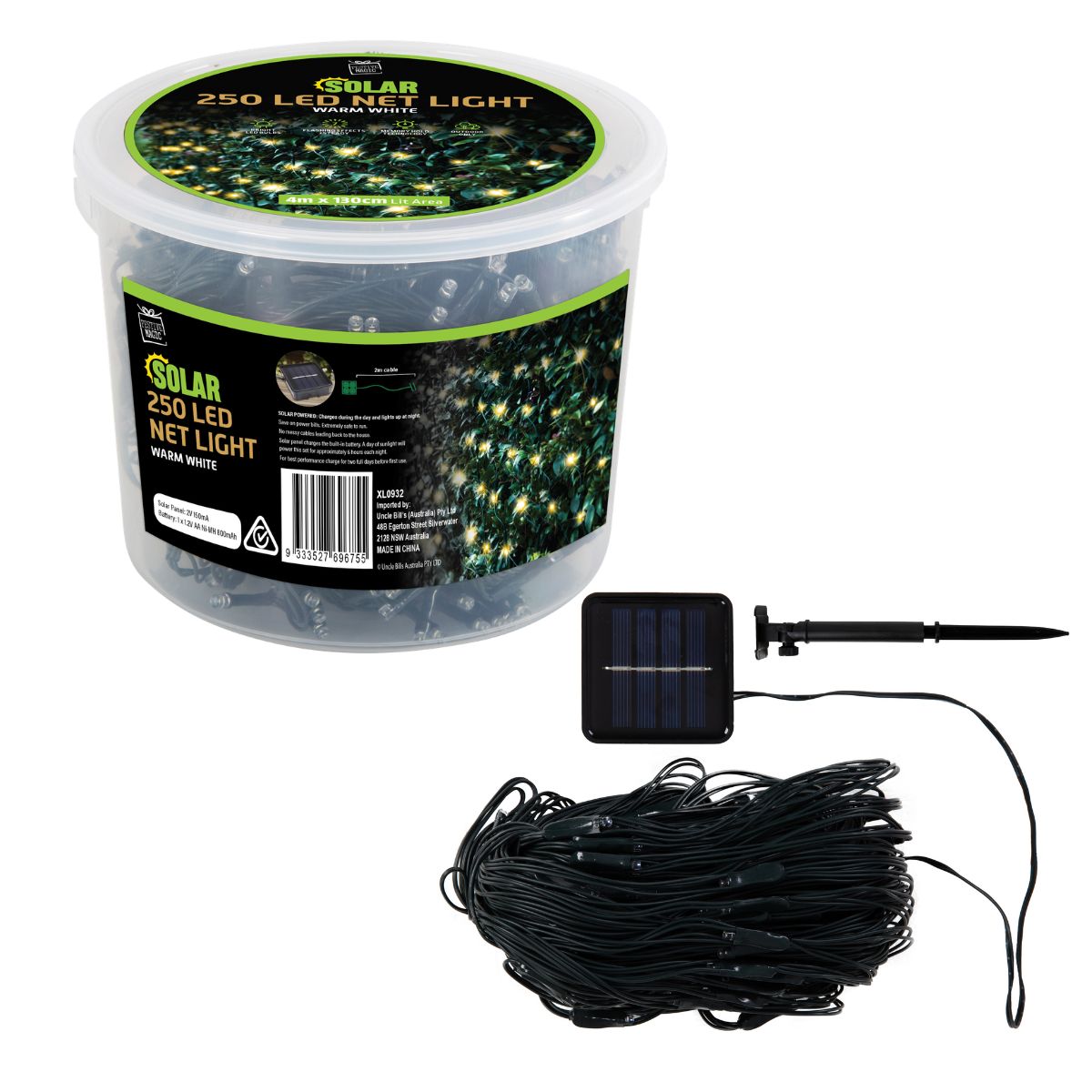 Solar Net Light 250 Warm White