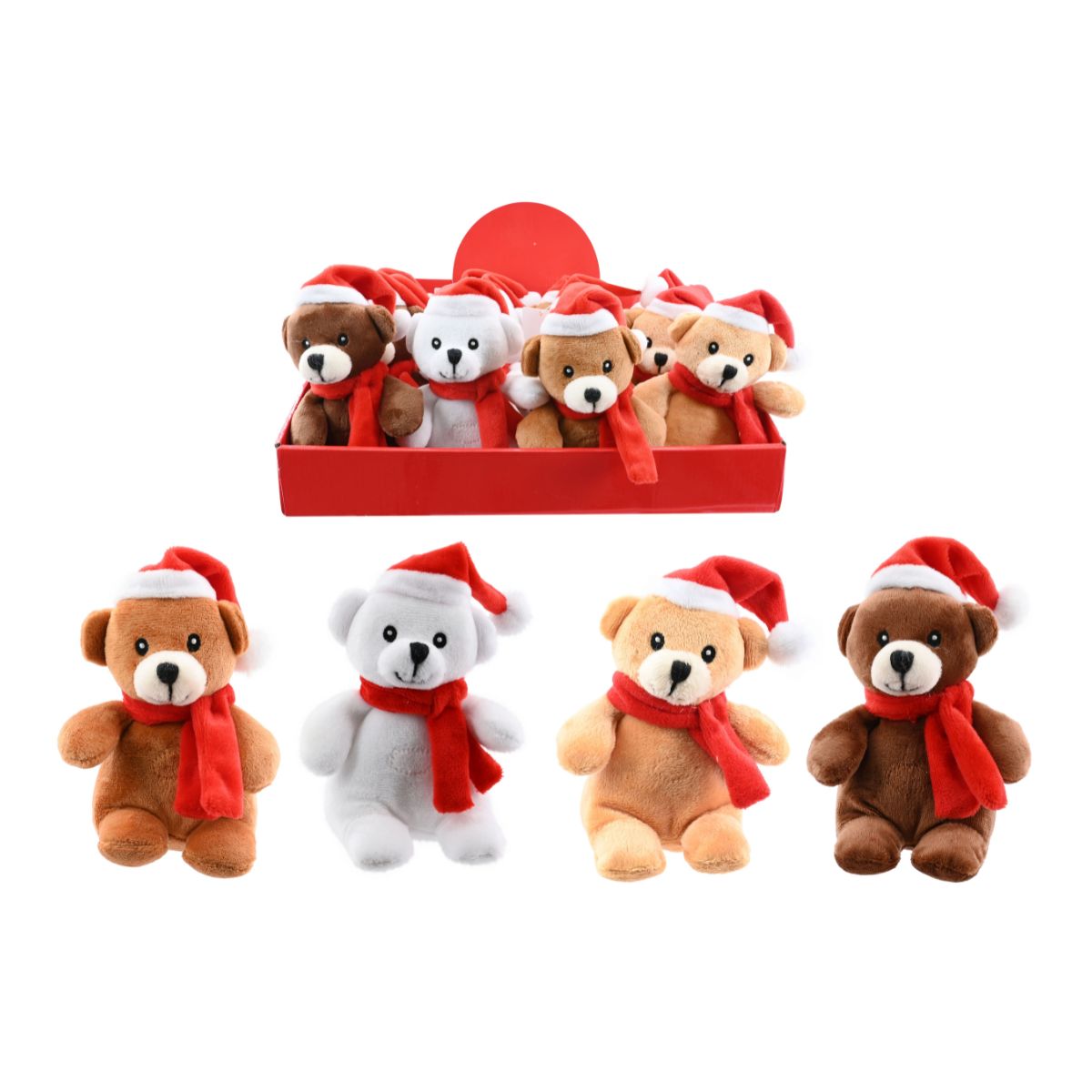 Christmas Plush Bear Srt Assorted
