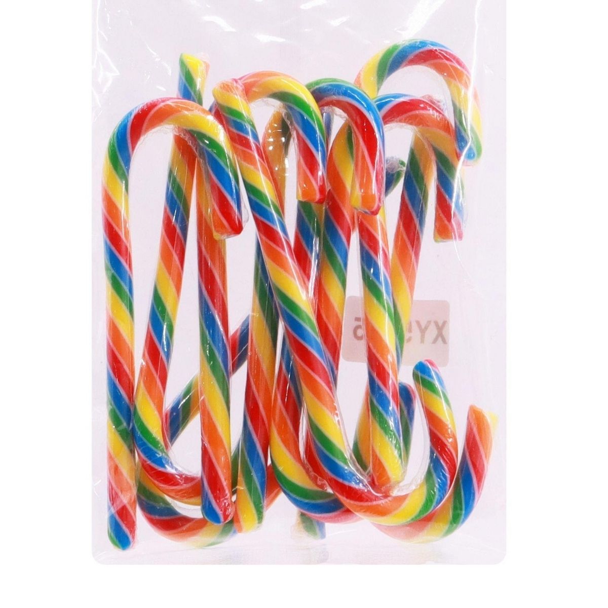 Christmas Fruity Candy Canes 125g 10pk