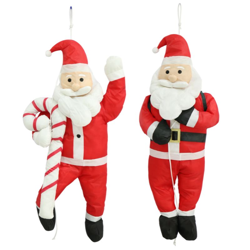 Christmas Nylon Garden Santa 120cm Assorted