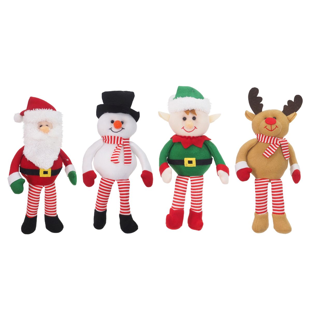Christmas Plush Shelf-Sitter Candy Arms/legs Assorted