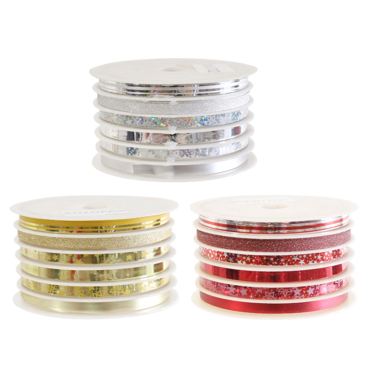 Curling Ribbon Fancy 6 Piece Spool Assorted