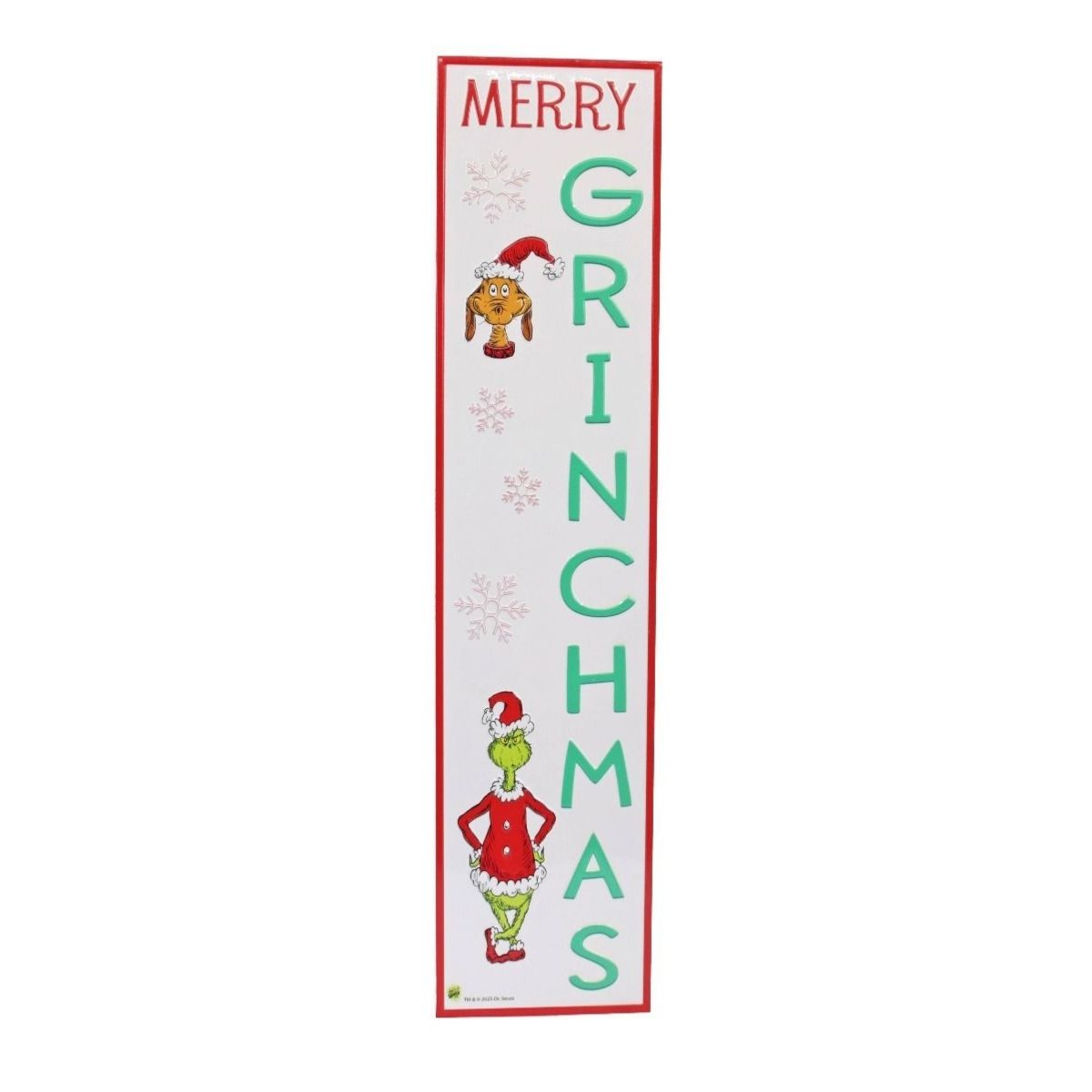 Grinch Long Rectangle Merry Grinchmas - 18.5X80CM - Grinch Christmas christmas decoration