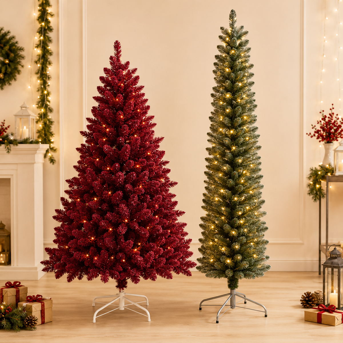 Pre-Lit Trees
