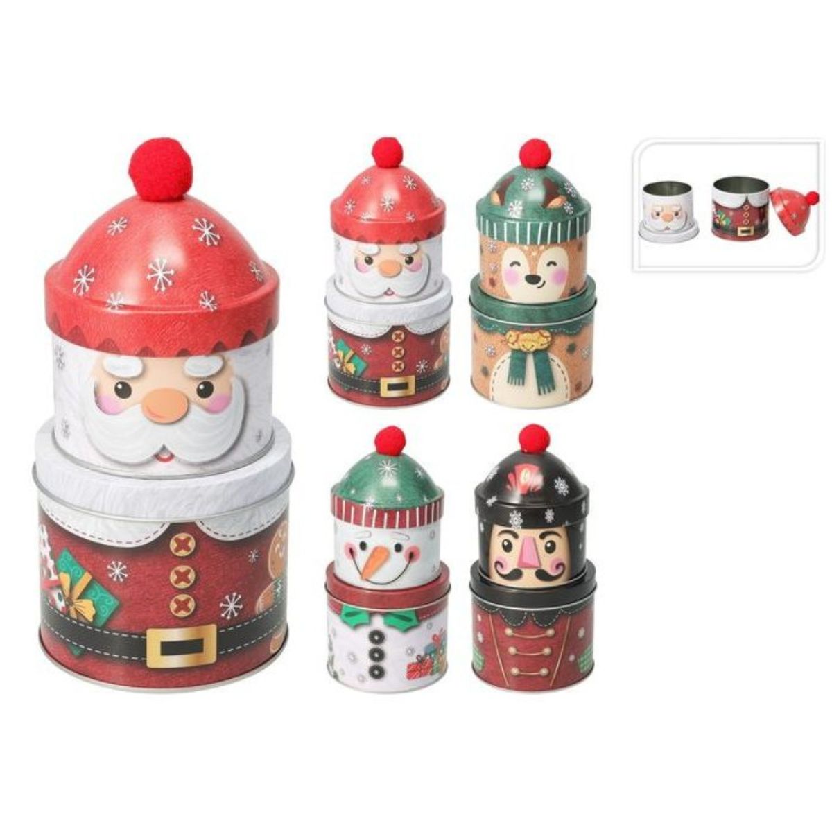 Storage Tin 2 Layers 22CmD