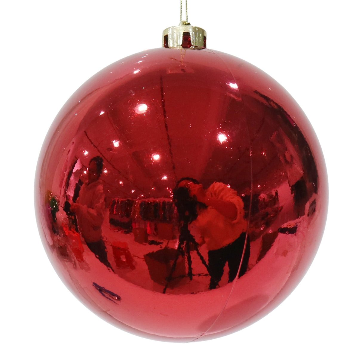 Christmas Shiny Red Bauble – 15cm