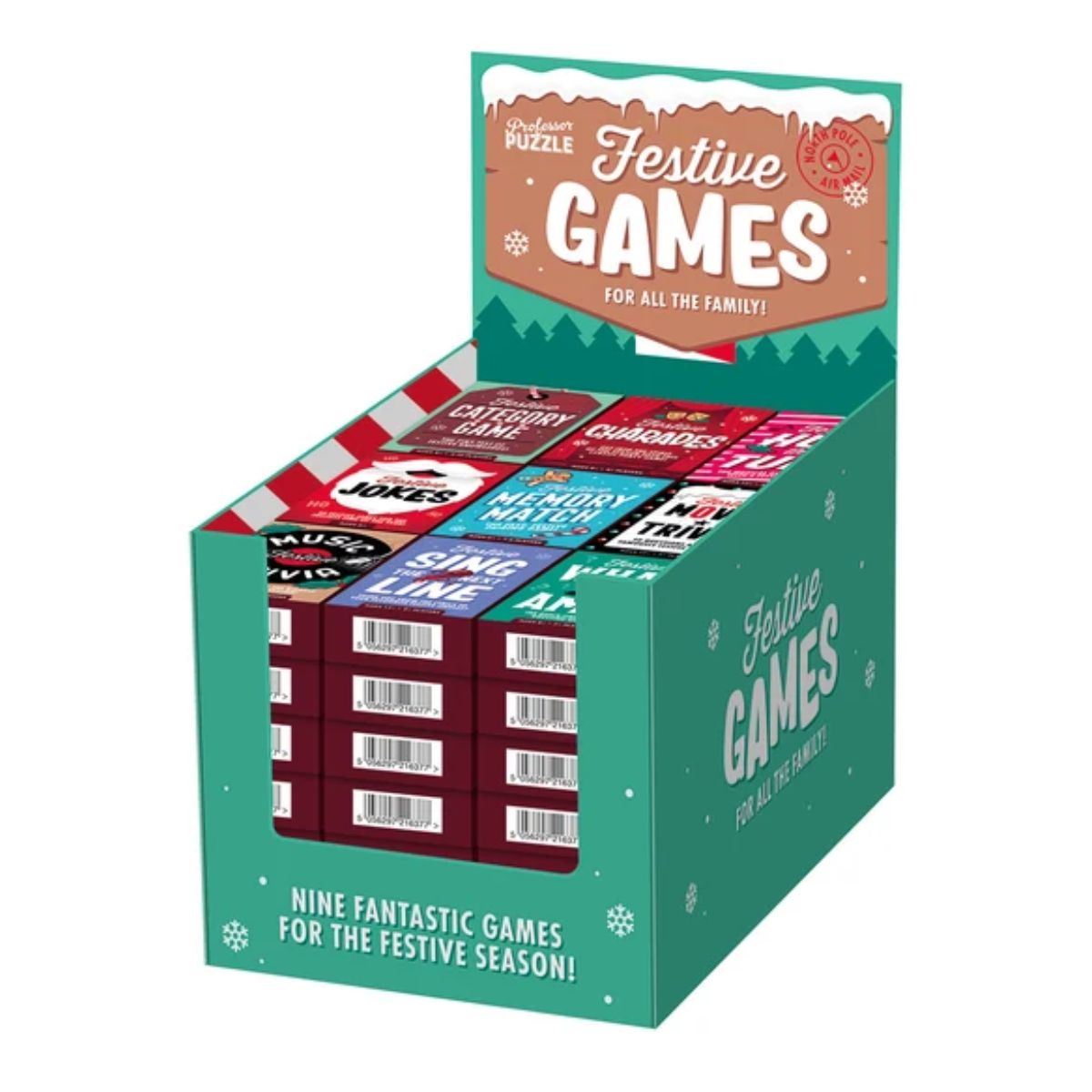 Christmas Professor Puzzle Festive Games Display