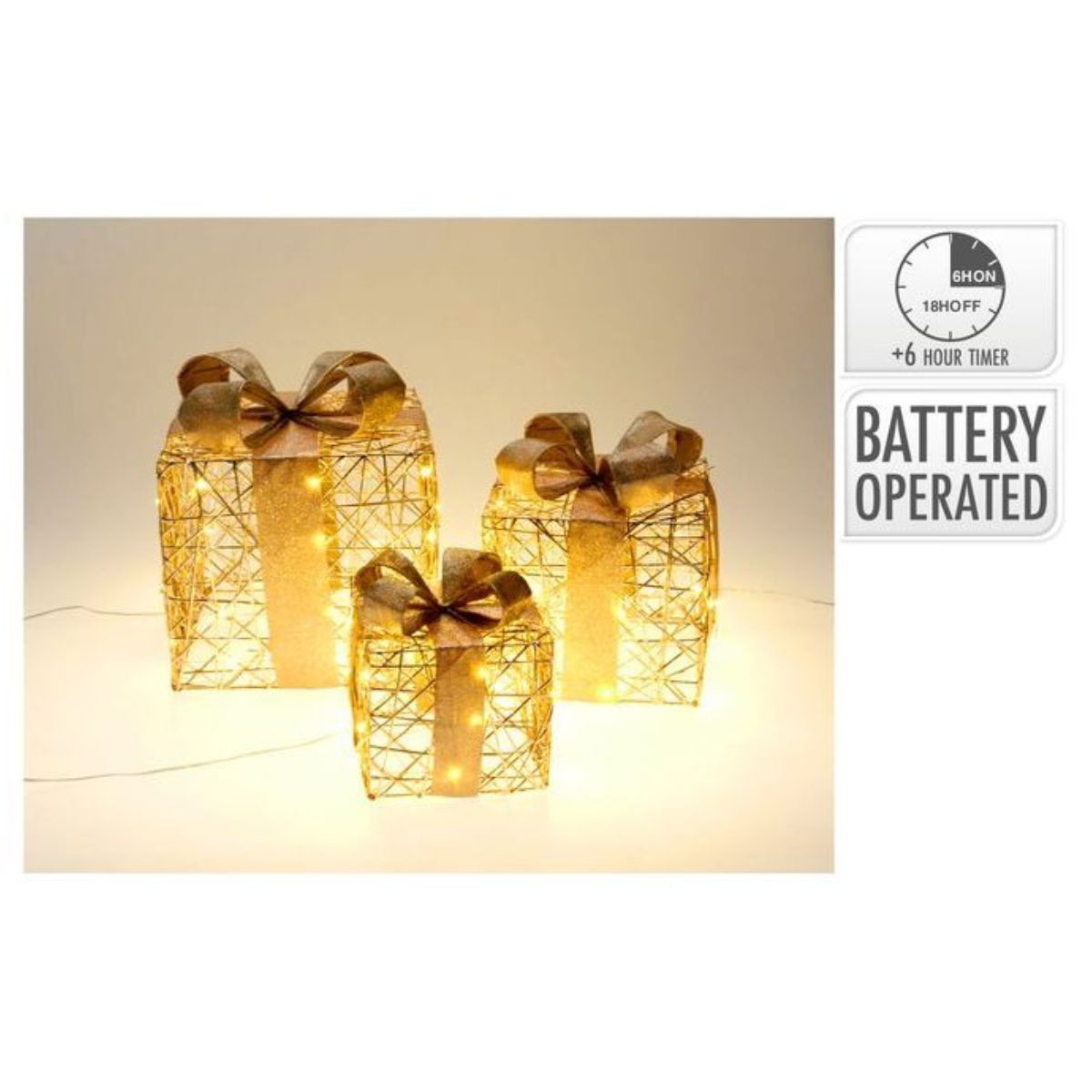 Giftbox Set with 90 LED Champagne B/o_a