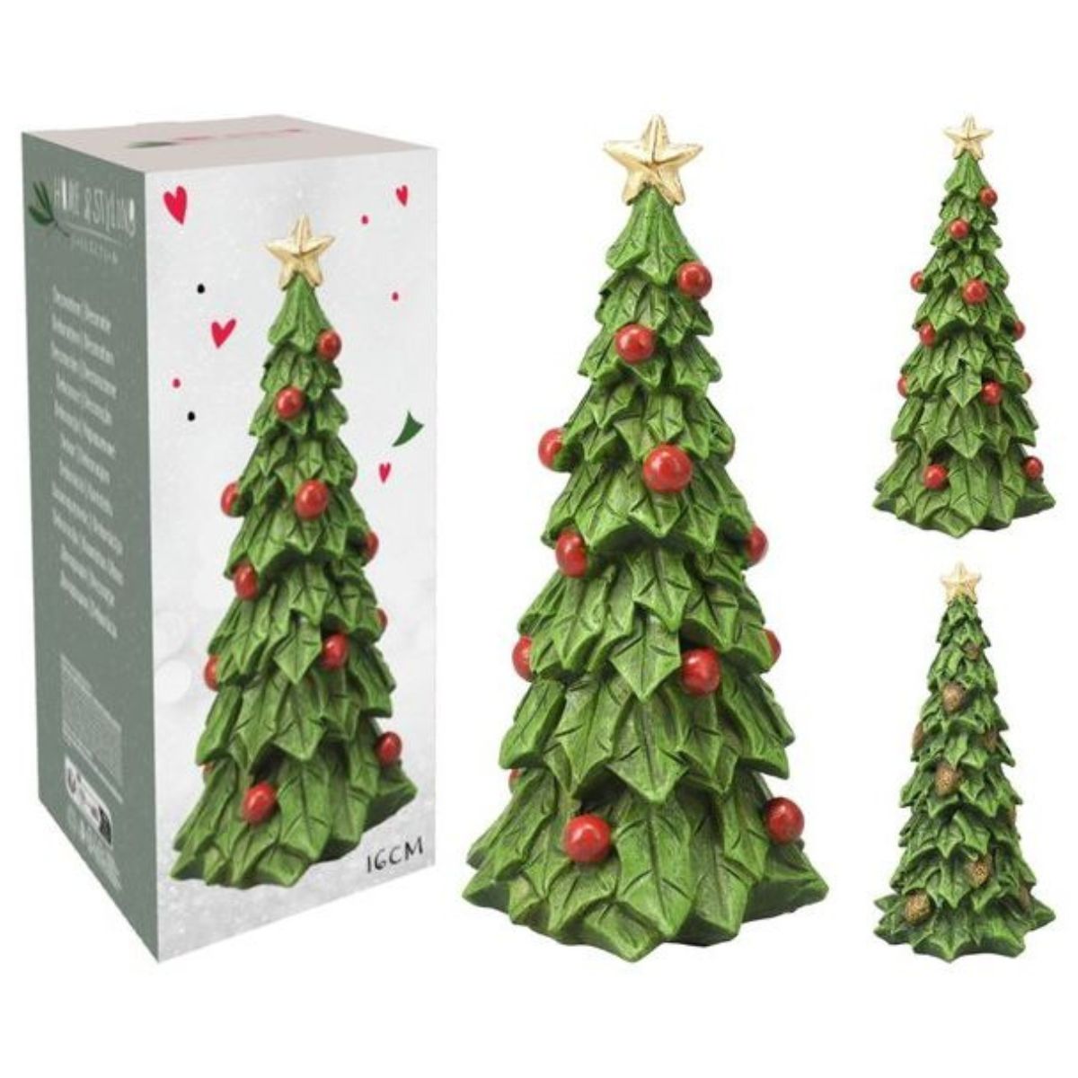 Christmas Tree 2 Assorted 16cm