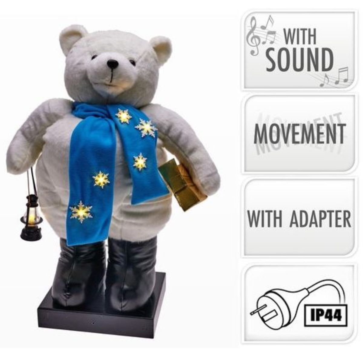 Bear 110cm with LED & Music IP20