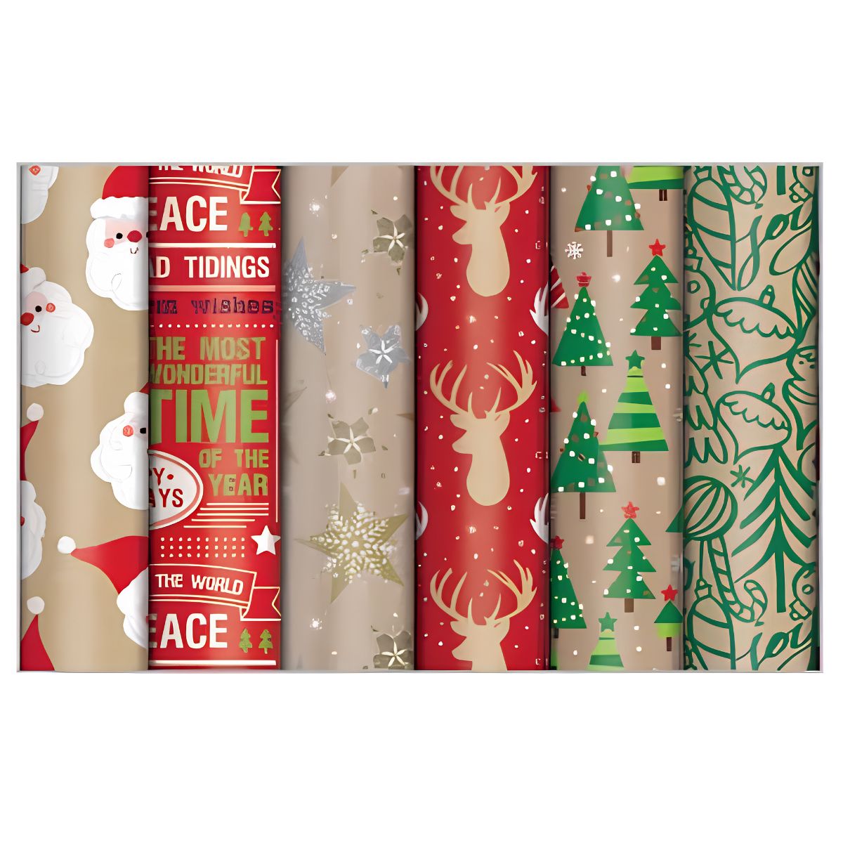 FSC Mix Rwrap Christmas 5MX700mm Gloss