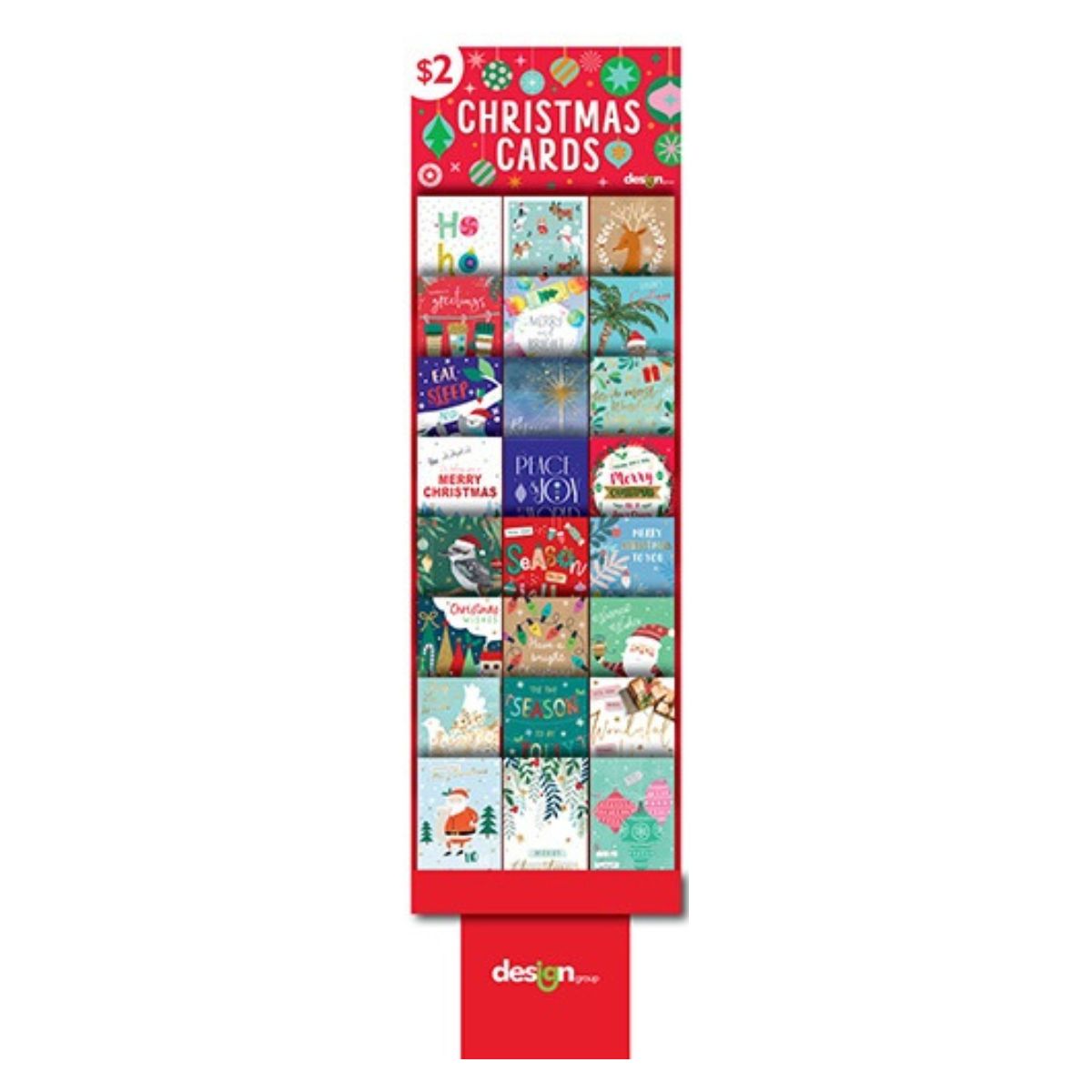 Christmas World Greeting Card Stand FSC Mix Firm Sale