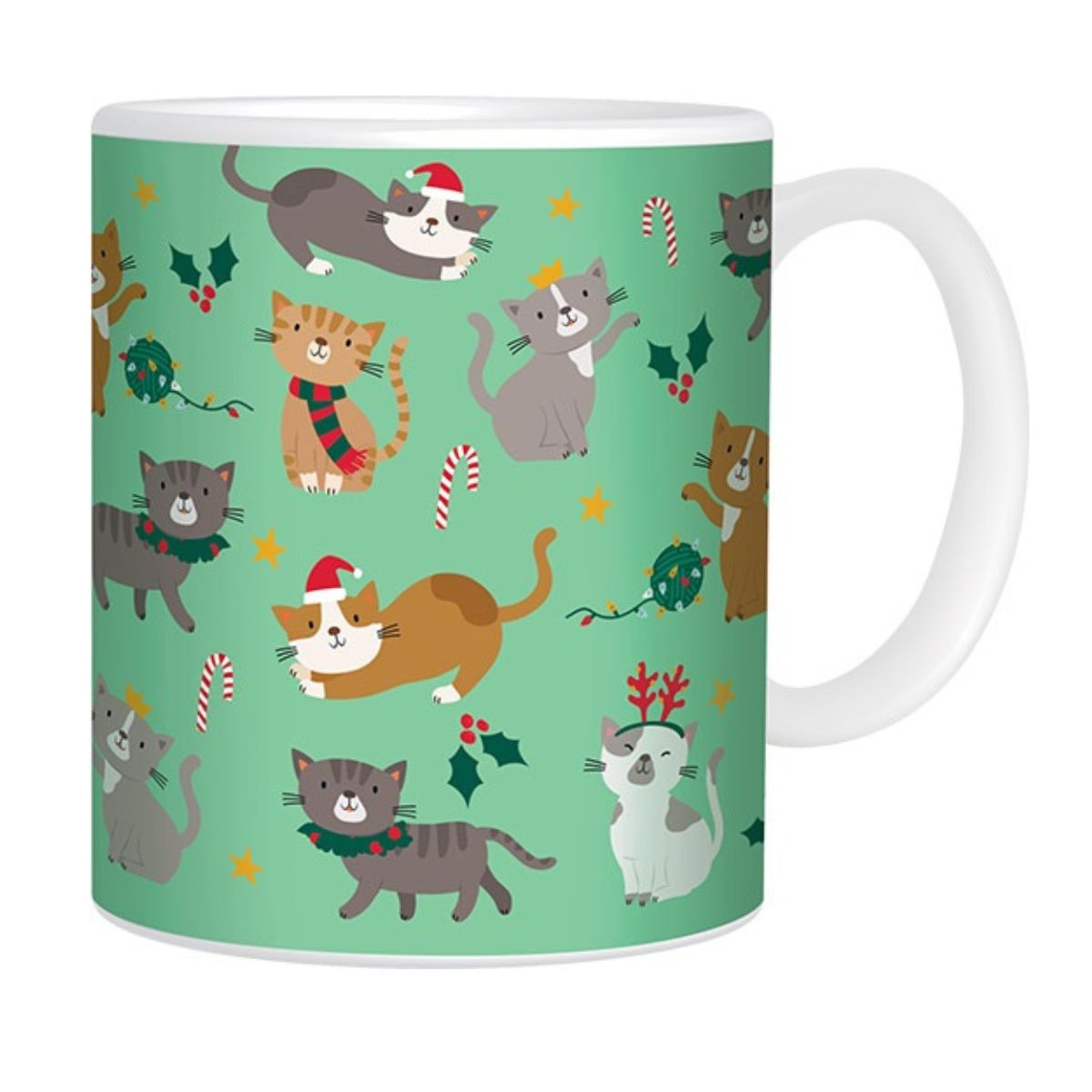 Christmas Mug Boxed Cats