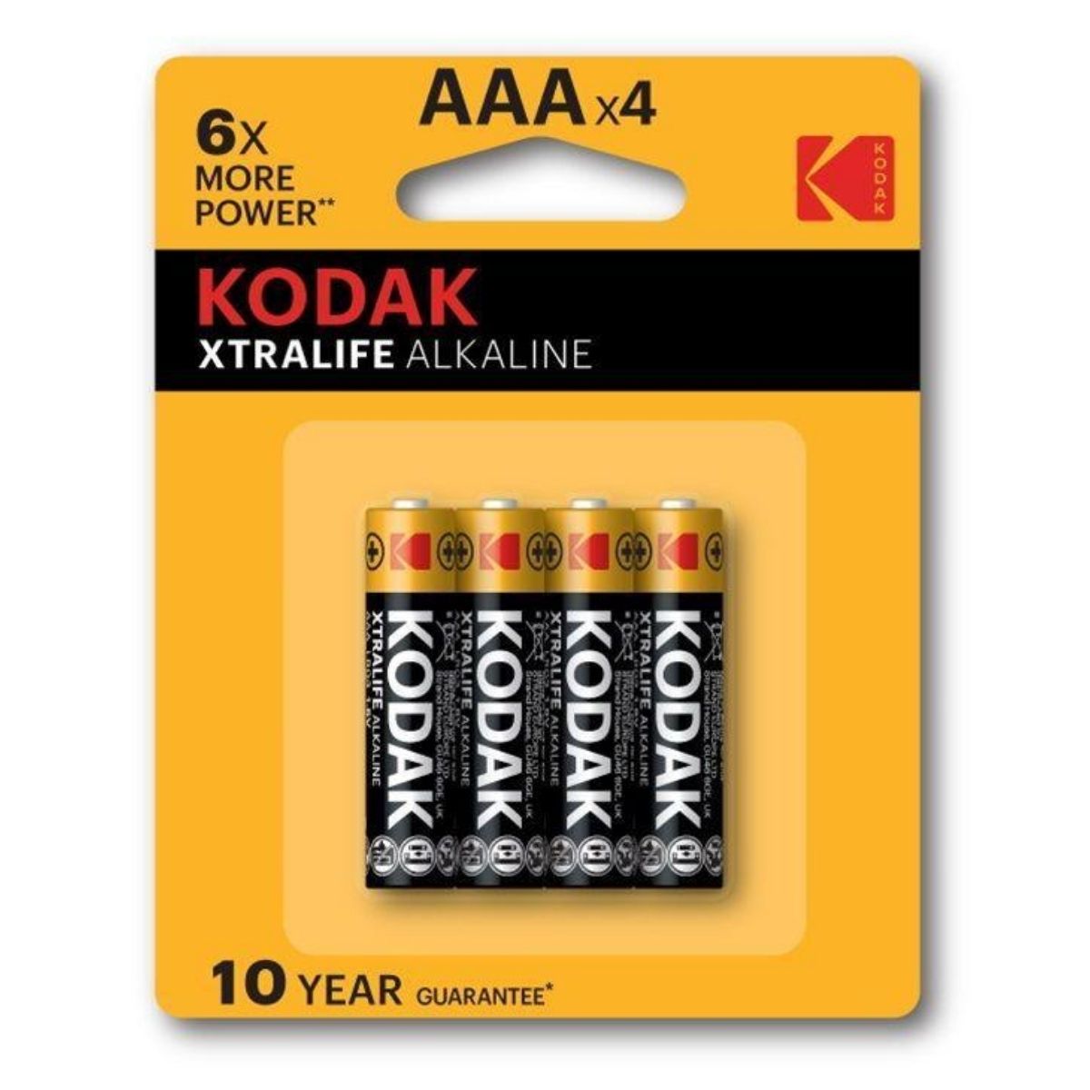 Christmas Kodak Xtralife Alk Batt Aaa 4pk - Christmas Collective NZ