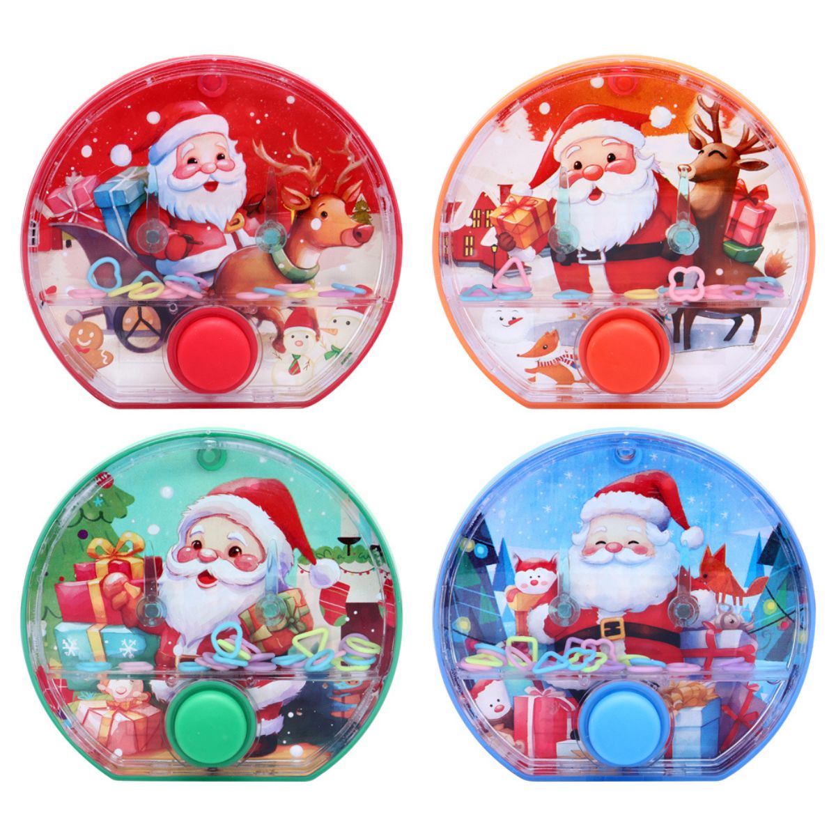 Hand Held Water Skill Game 10cm x 9cm X 2.5cm 4 Assorted Designs