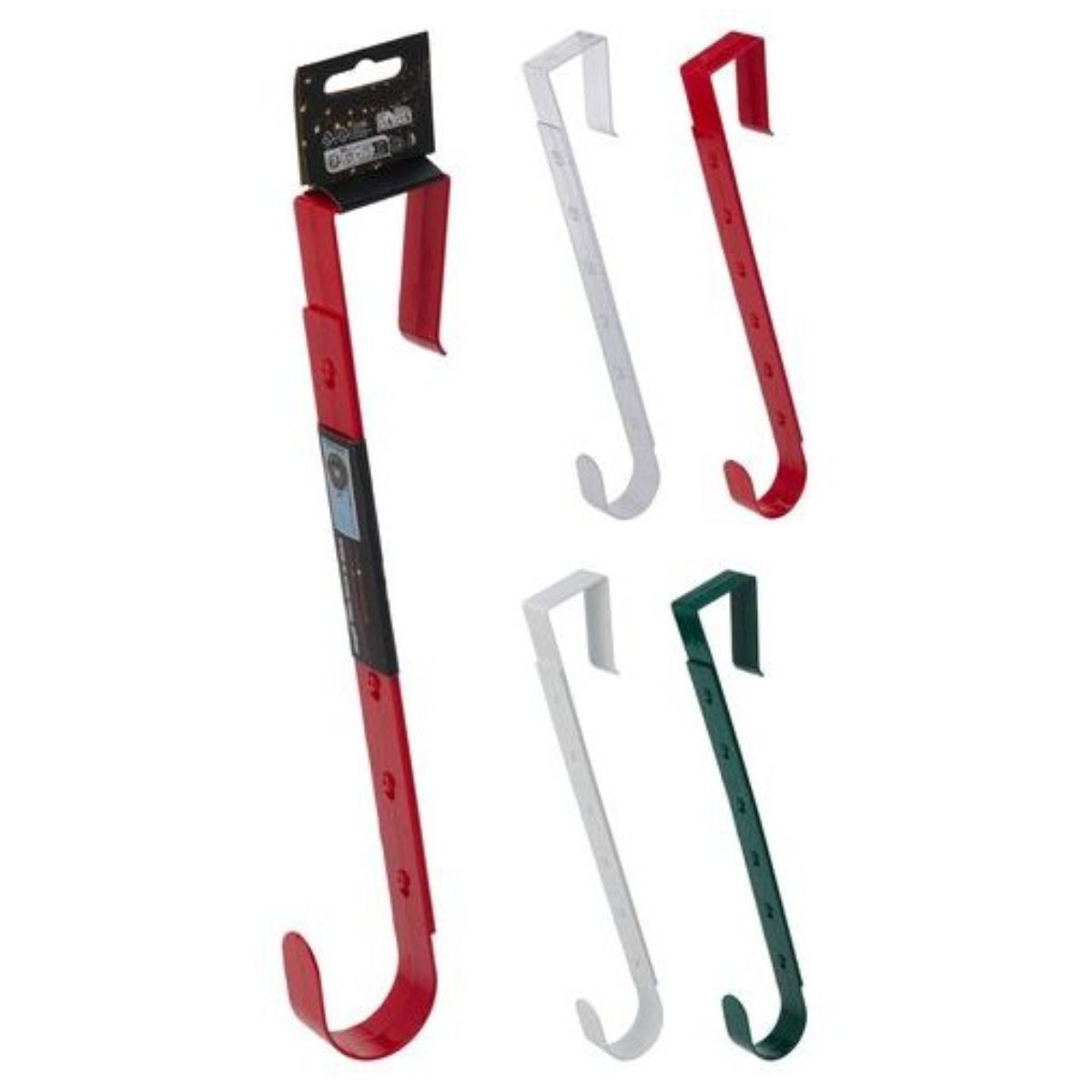 Christmas Wreath Hanger 30cm 4 Assorted
