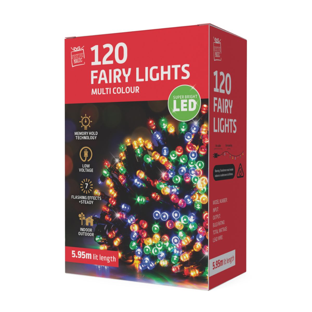 Leds Flashing 120 Multi Colour