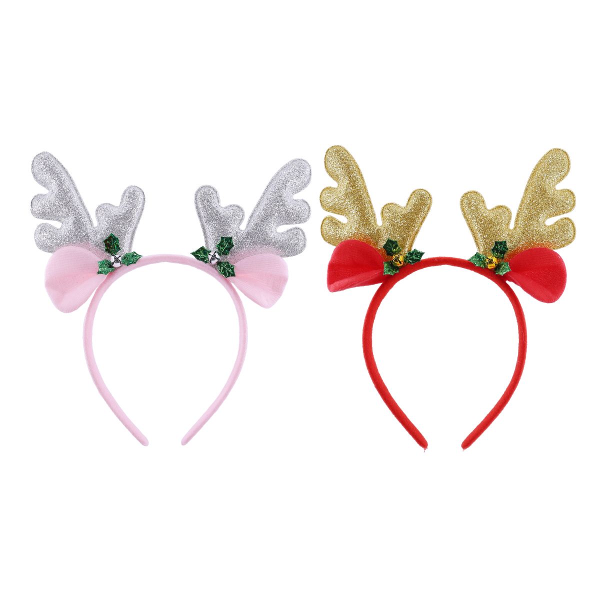 Headband Glitter Antlers Assorted