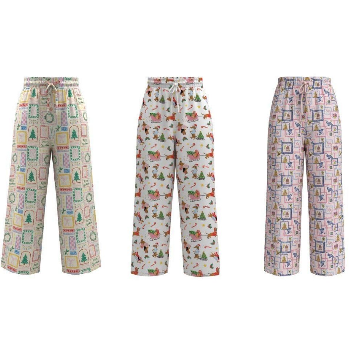 Christmas Lounge Pants Womens Assorted