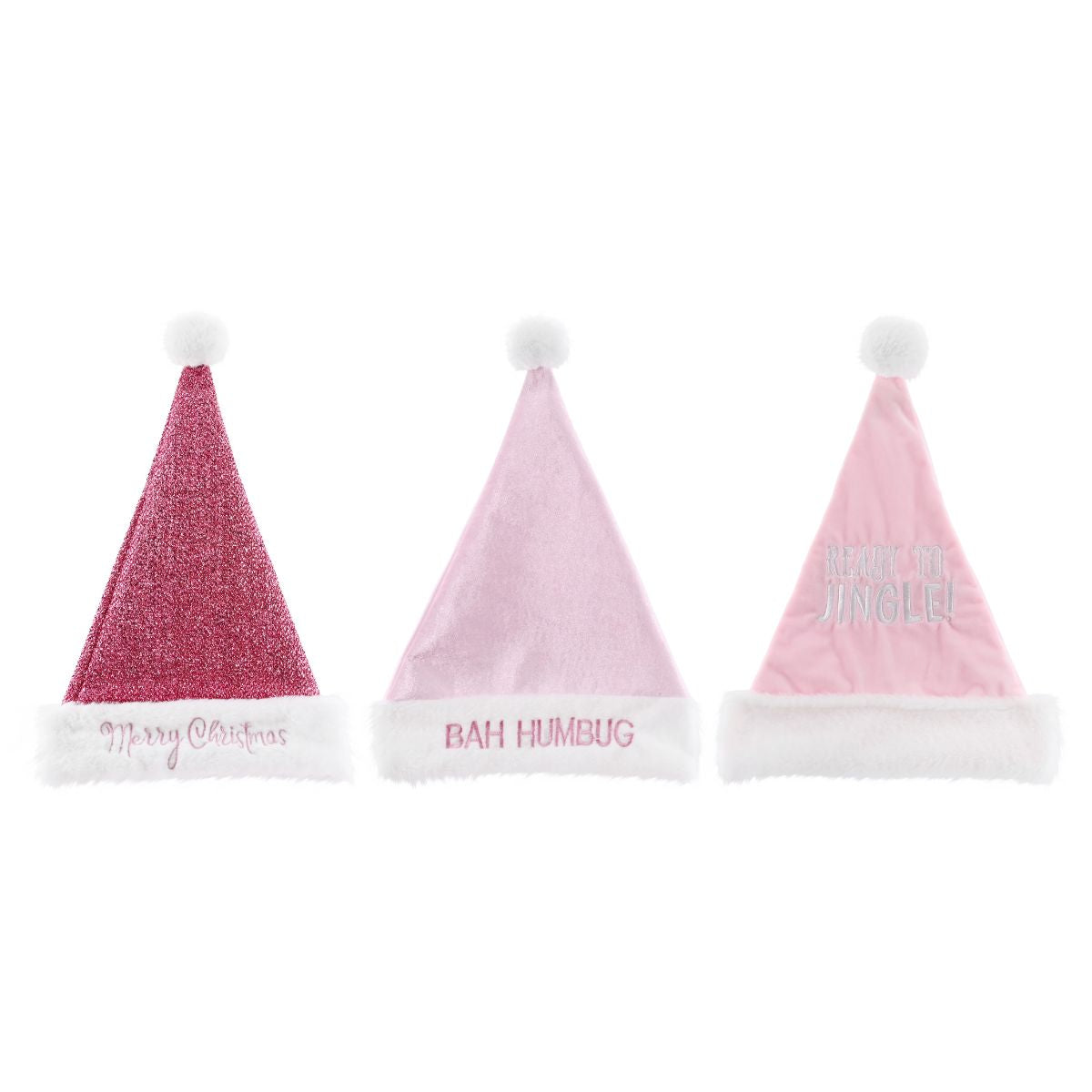Christmas Santa Pink Era Adult Hat Assorted