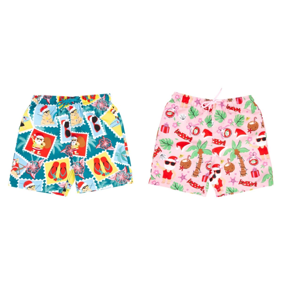 Christmas Hawaiian Boardies Boys Assorted