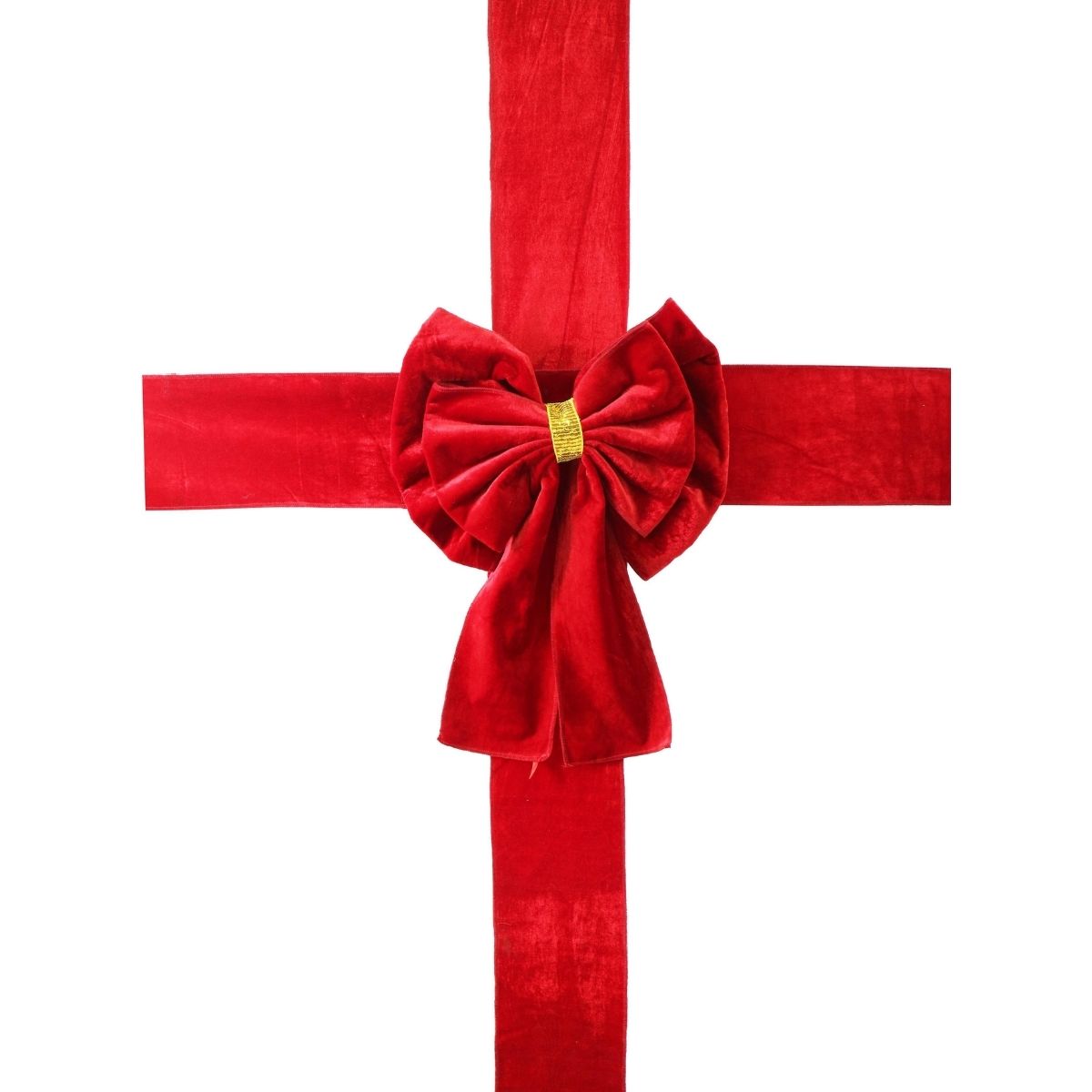 Christmas Velveteen Door Bow & Sash Set Christmas decoration
