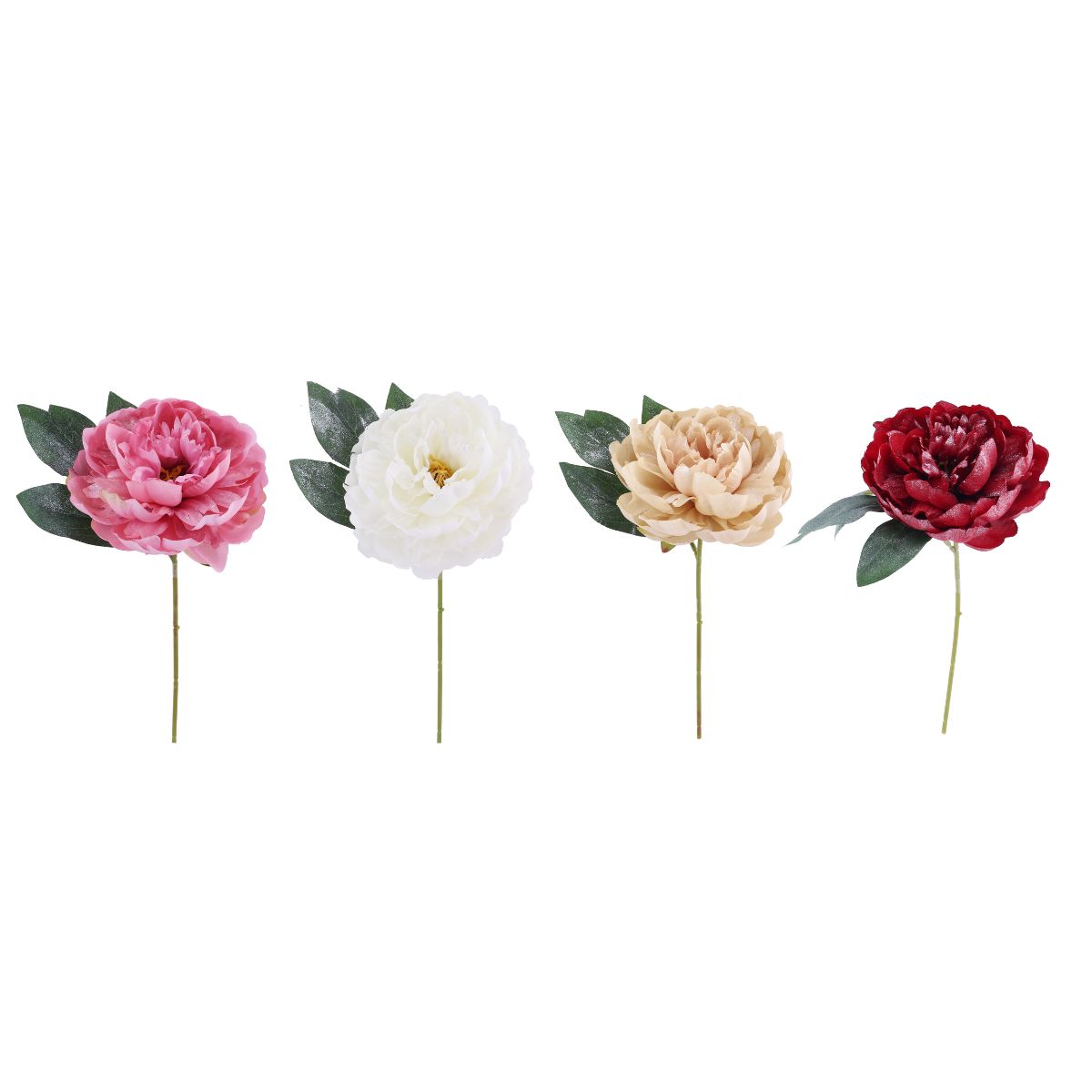 Christmas Peony Stem 28.5cm – Assorted Colours