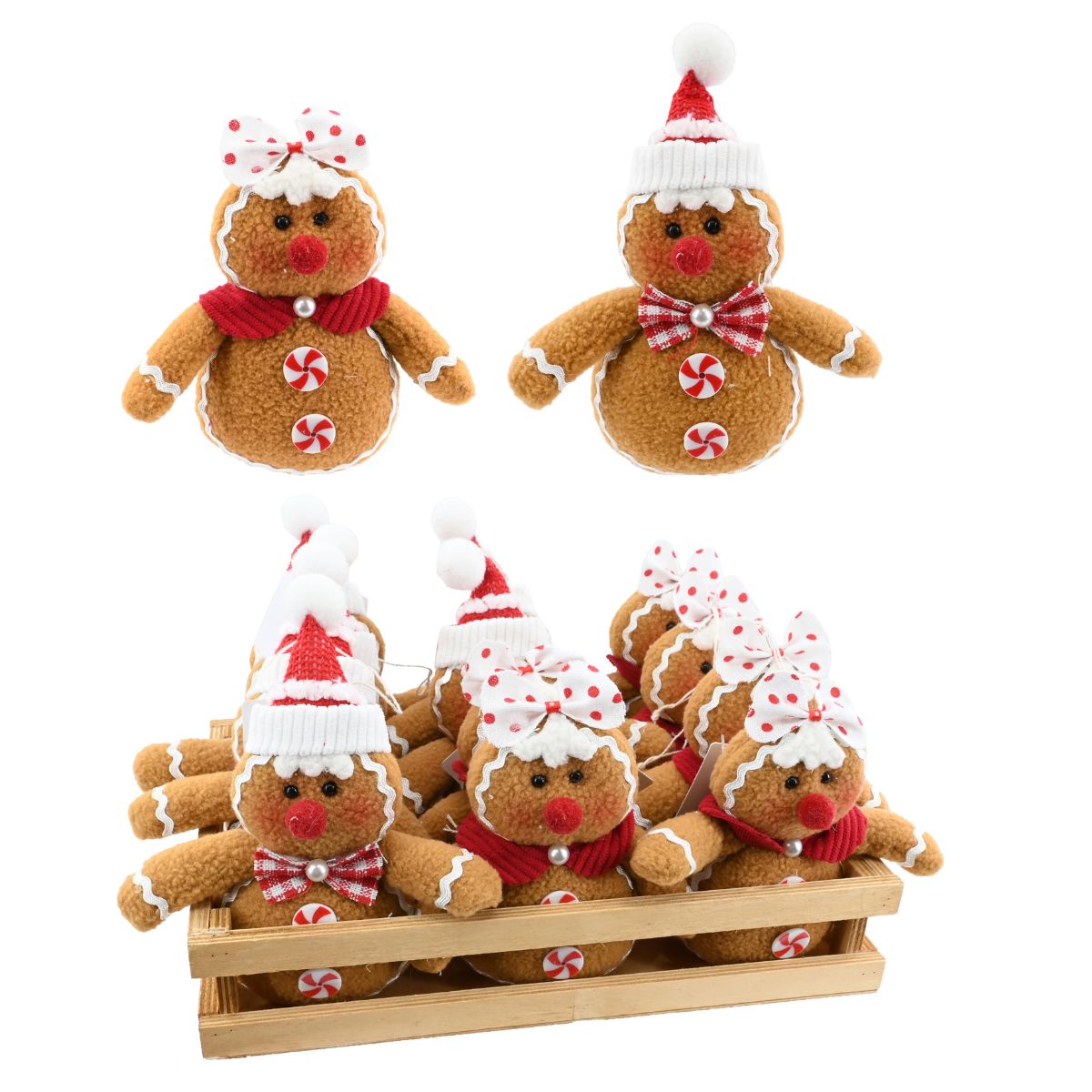 Christmas Gingerbread Mini Figurine Baking Tray Assorted