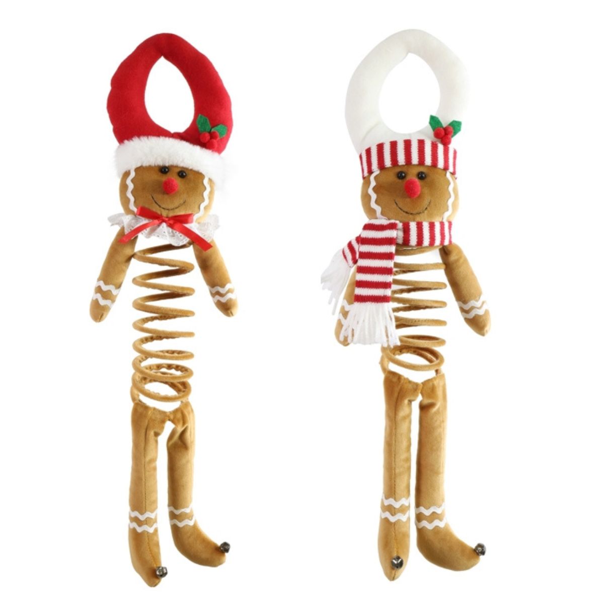 Christmas Gingerbread Door Hanger 60cm Assorted