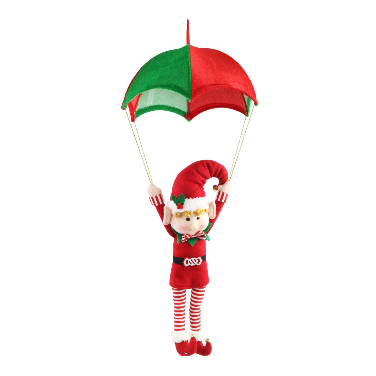 Christmas Parachute Elf Hanging 40 x 80cm Assorted