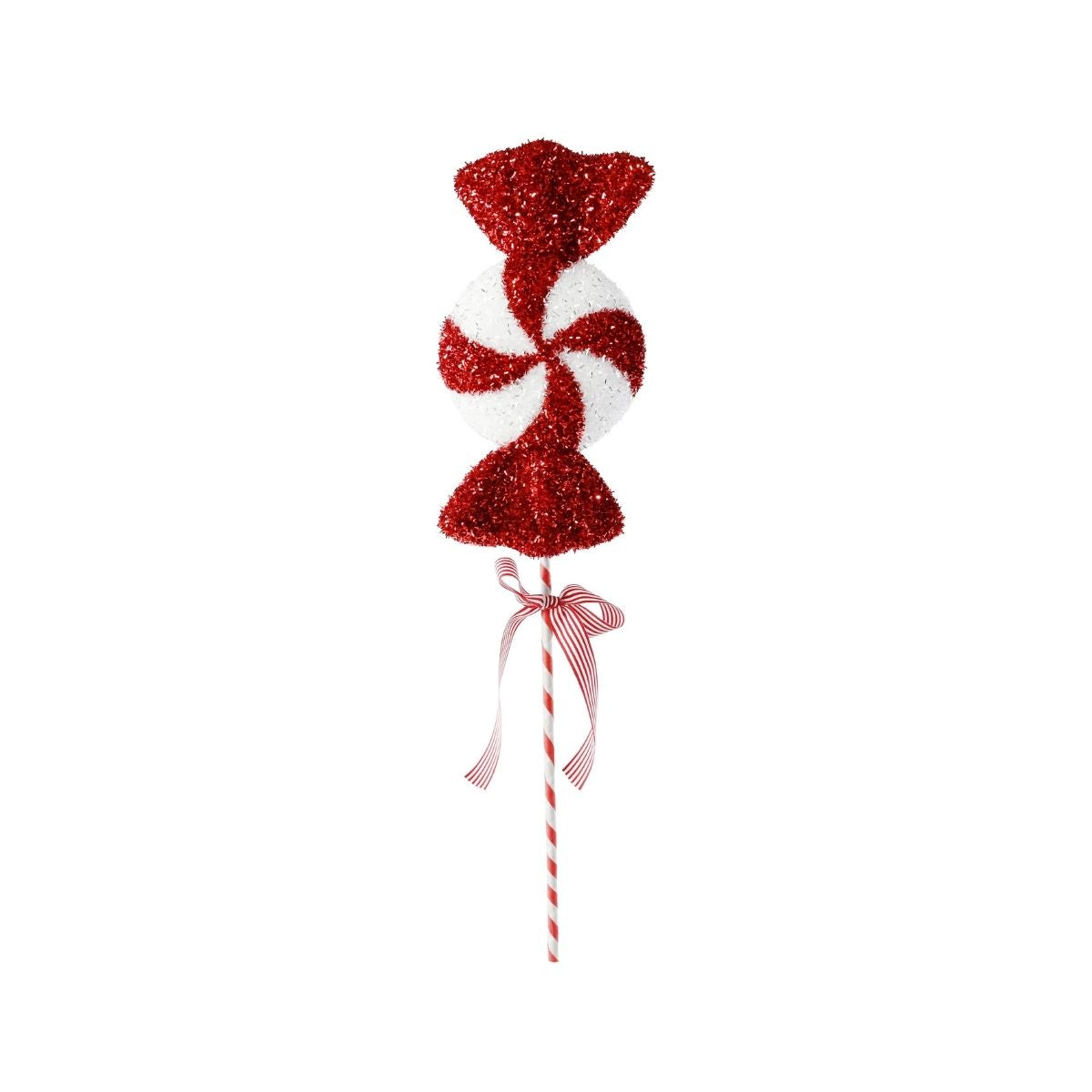 Christmas Tinsel Candy Pick 70cm