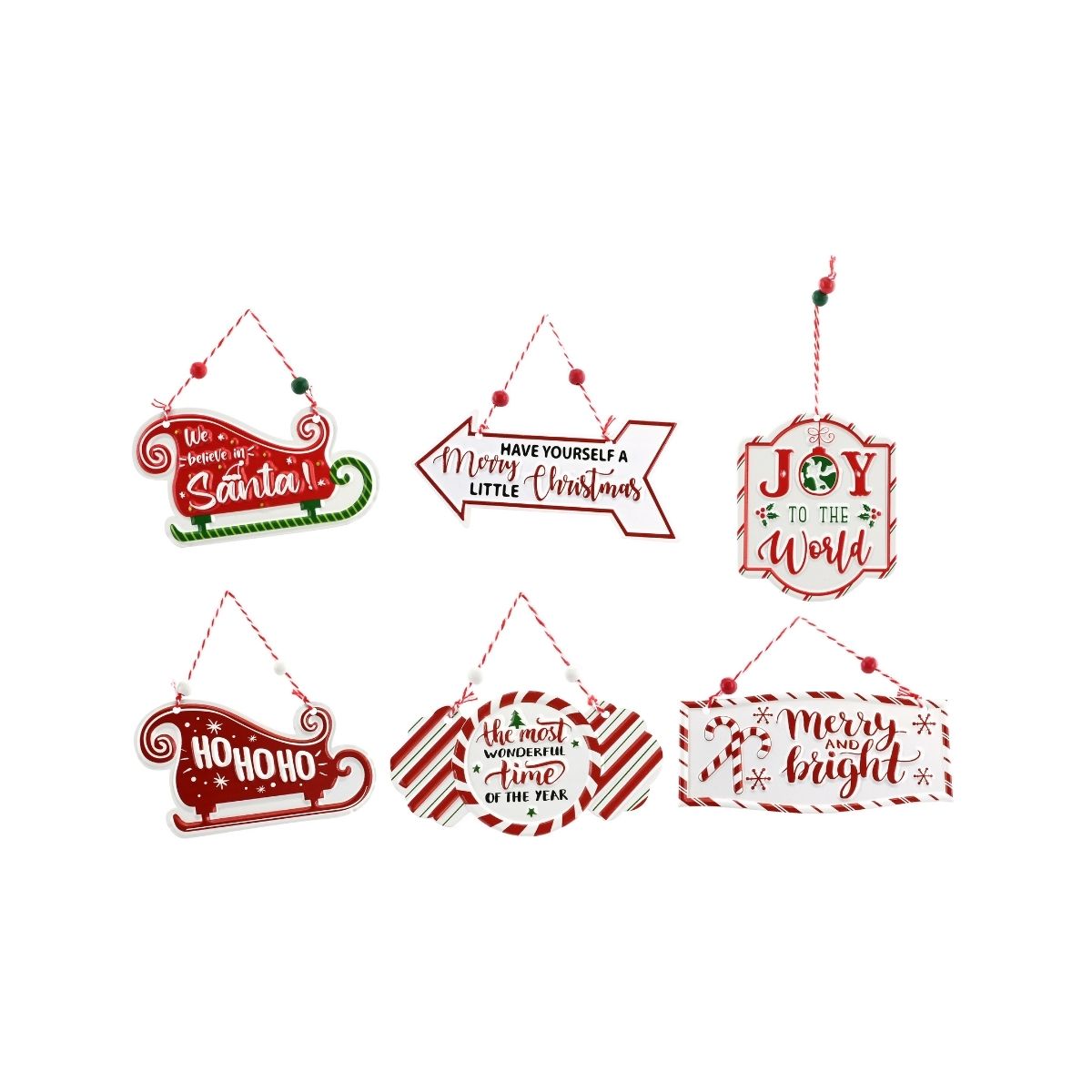 Hanging Metal Mini Sign Assorted